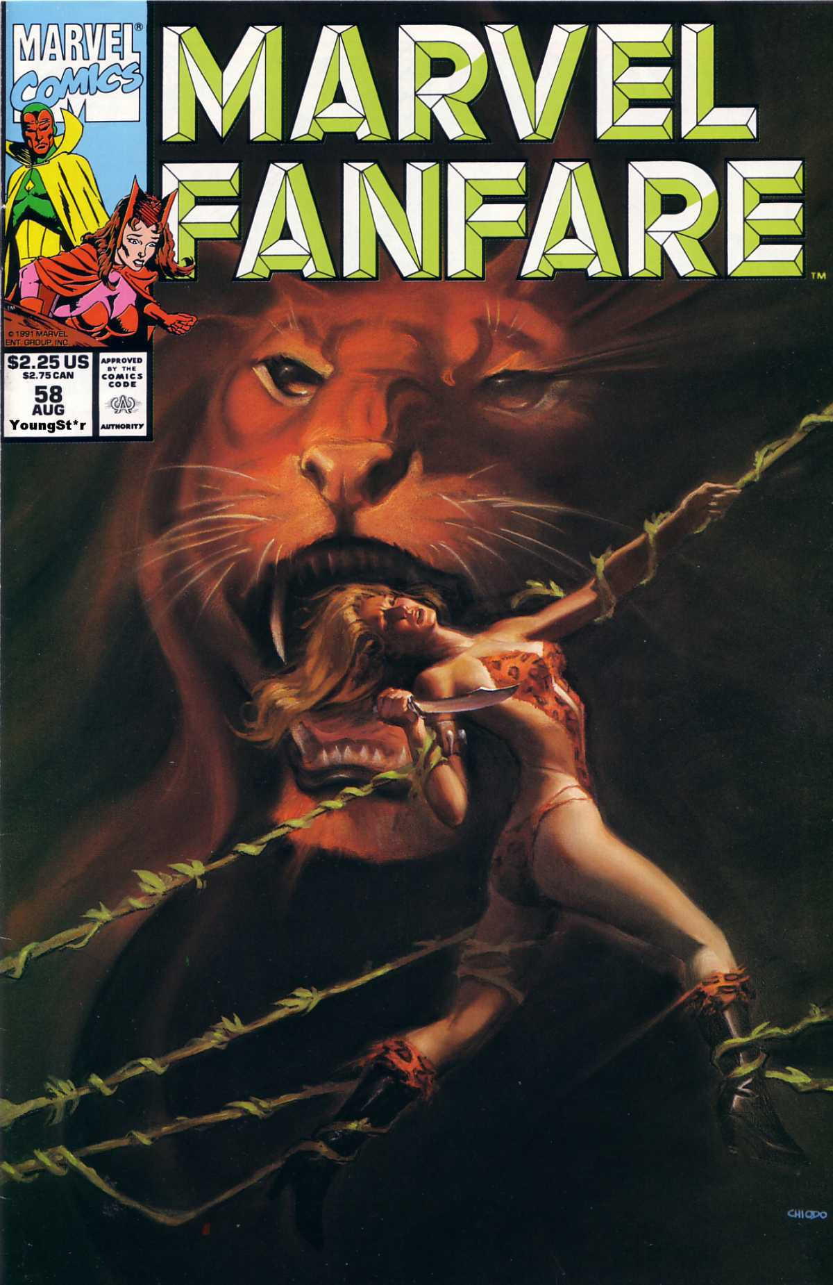 Read online Marvel Fanfare (1982) comic -  Issue #58 - 1