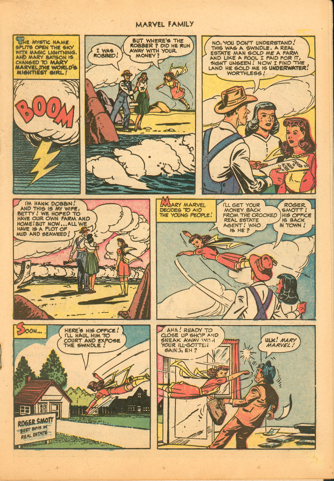 Read online The Marvel Family comic -  Issue #43 - 6