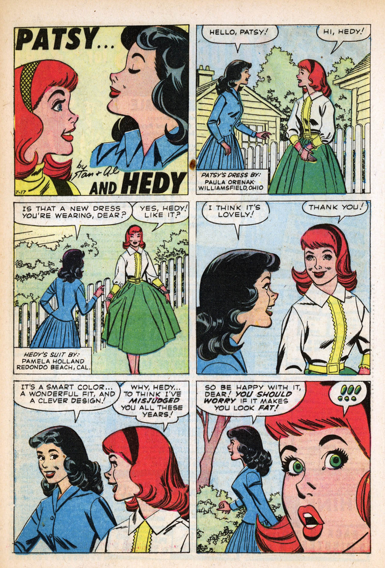 Read online Patsy and Hedy comic -  Issue #60 - 16