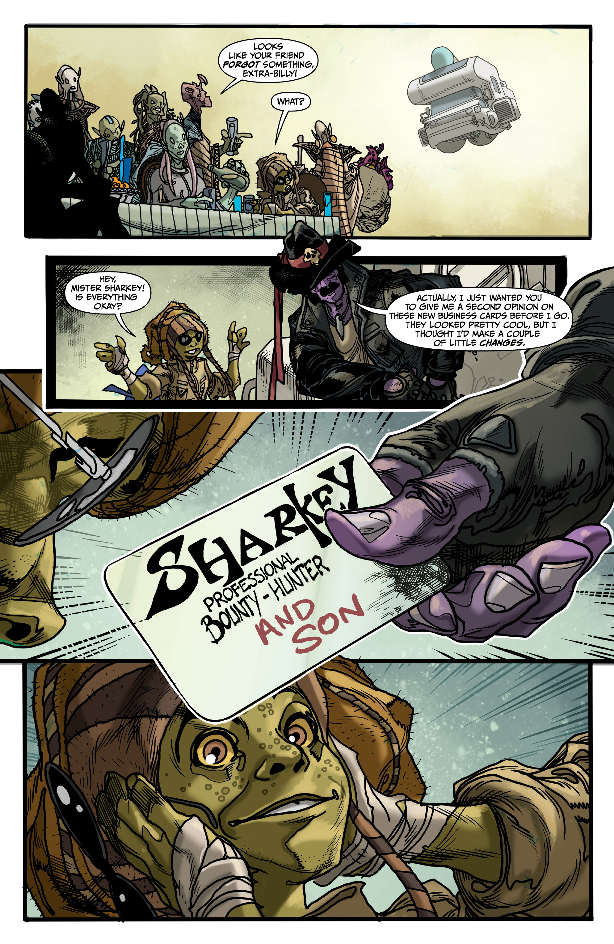 Read online Sharkey the Bounty Hunter comic -  Issue #6 - 24