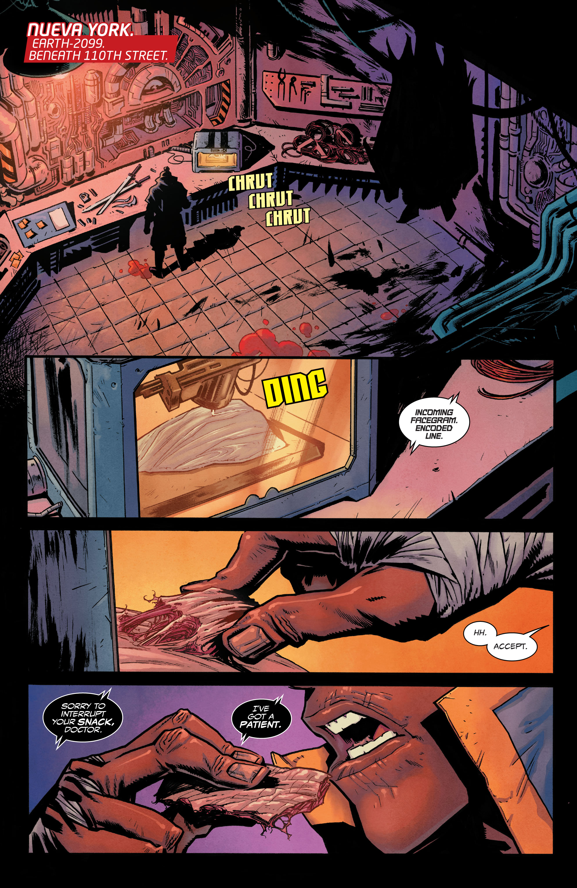 Read online Spider-Man 2099: Dark Genesis comic -  Issue #2 - 2