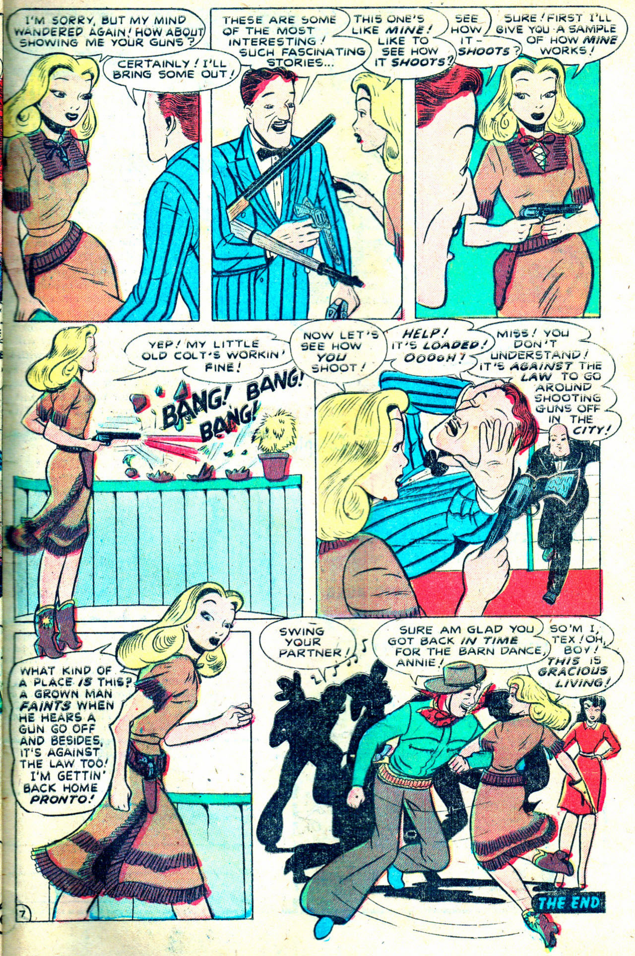 Read online Annie Oakley comic -  Issue #4 - 33