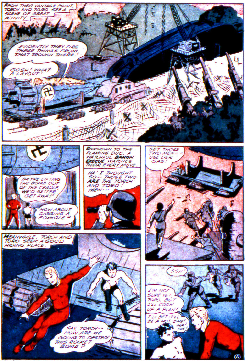 Read online The Human Torch (1940) comic -  Issue #12 - 13