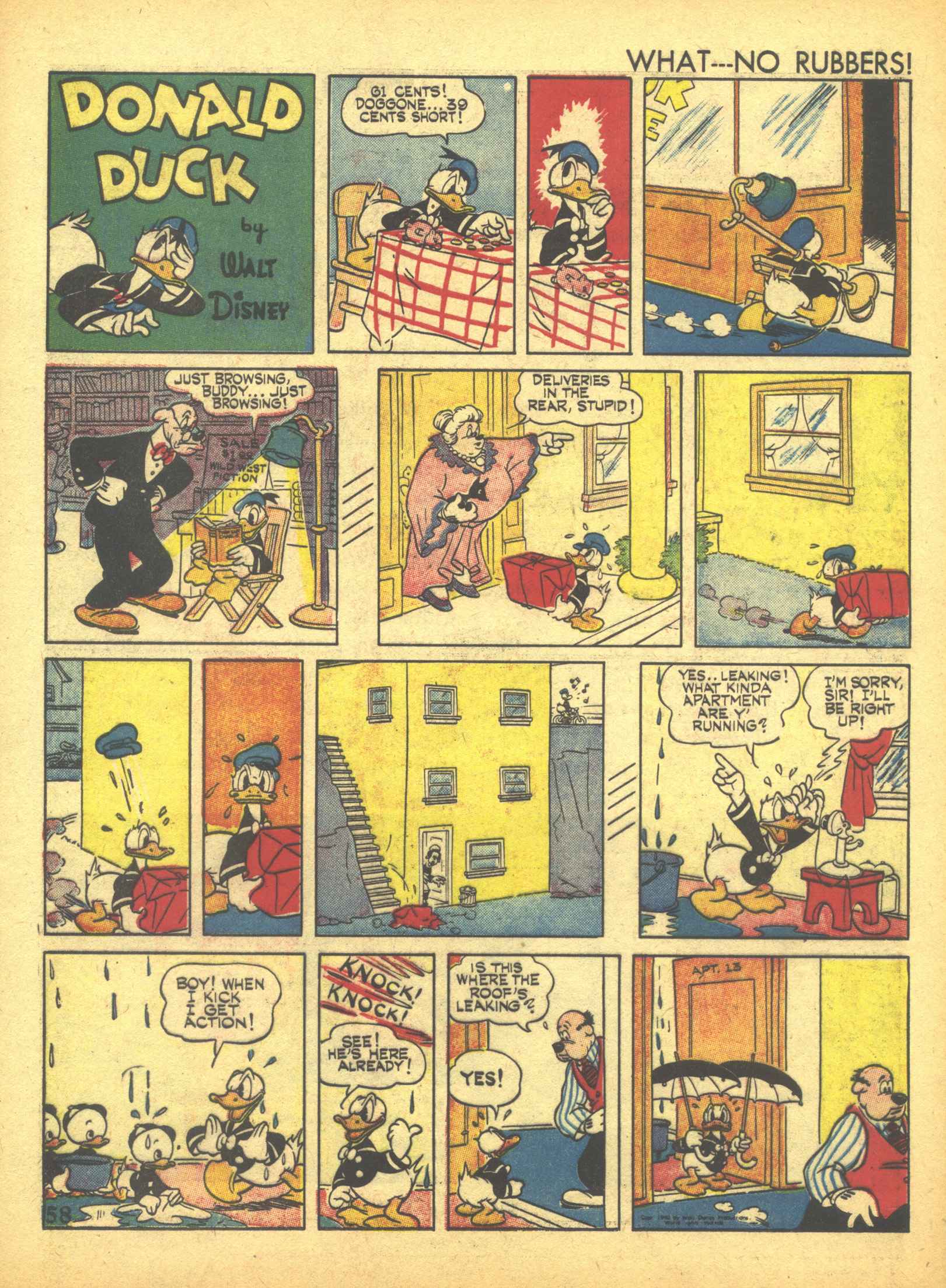 Read online Walt Disney's Comics and Stories comic -  Issue #19 - 60