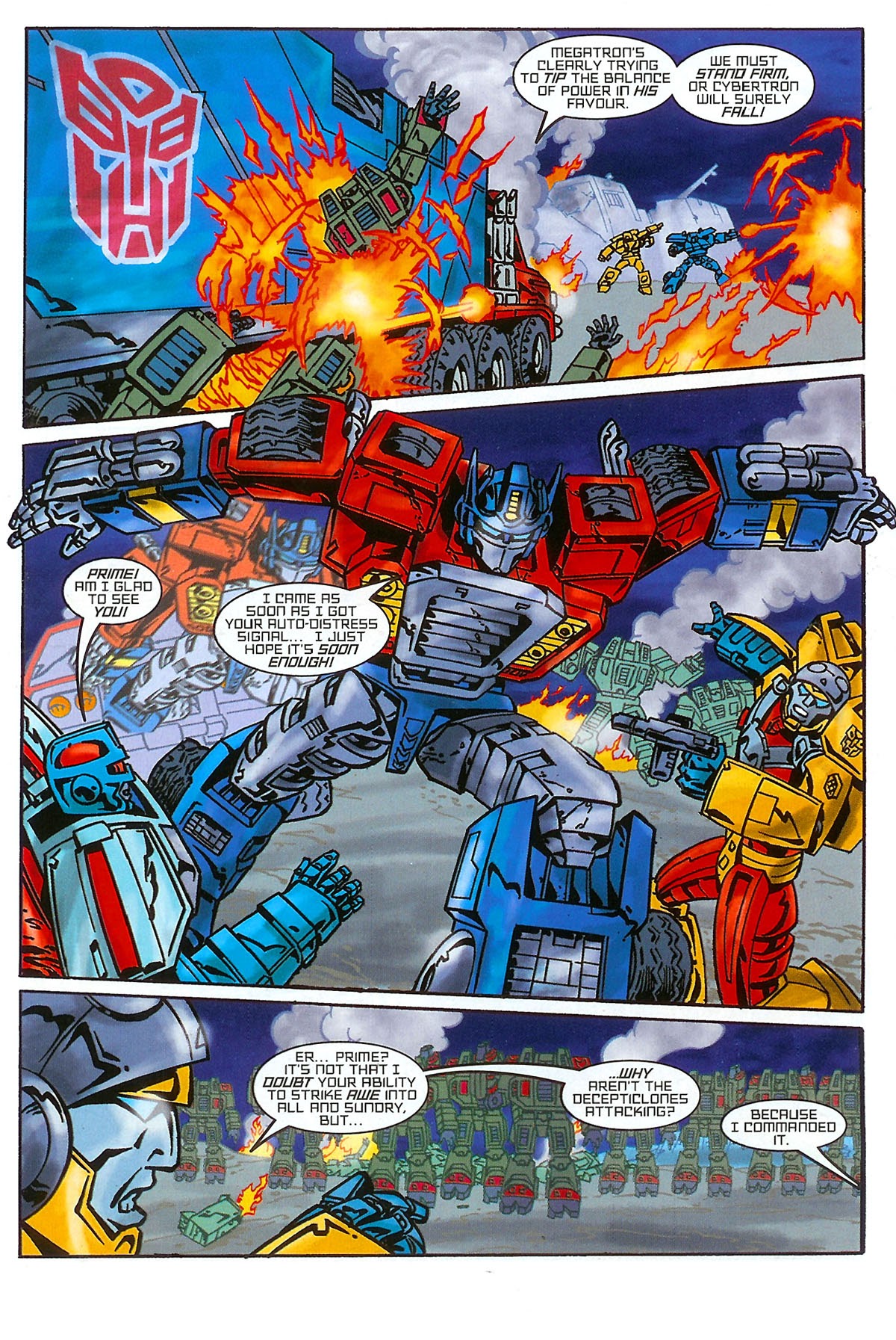 Read online Transformers: The Balance of Power comic -  Issue # Full - 11