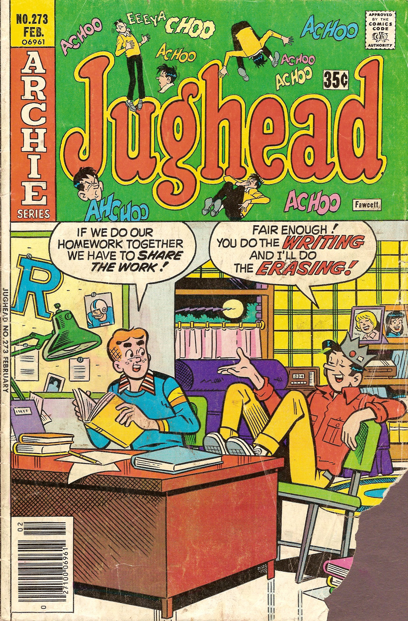 Read online Jughead (1965) comic -  Issue #273 - 1