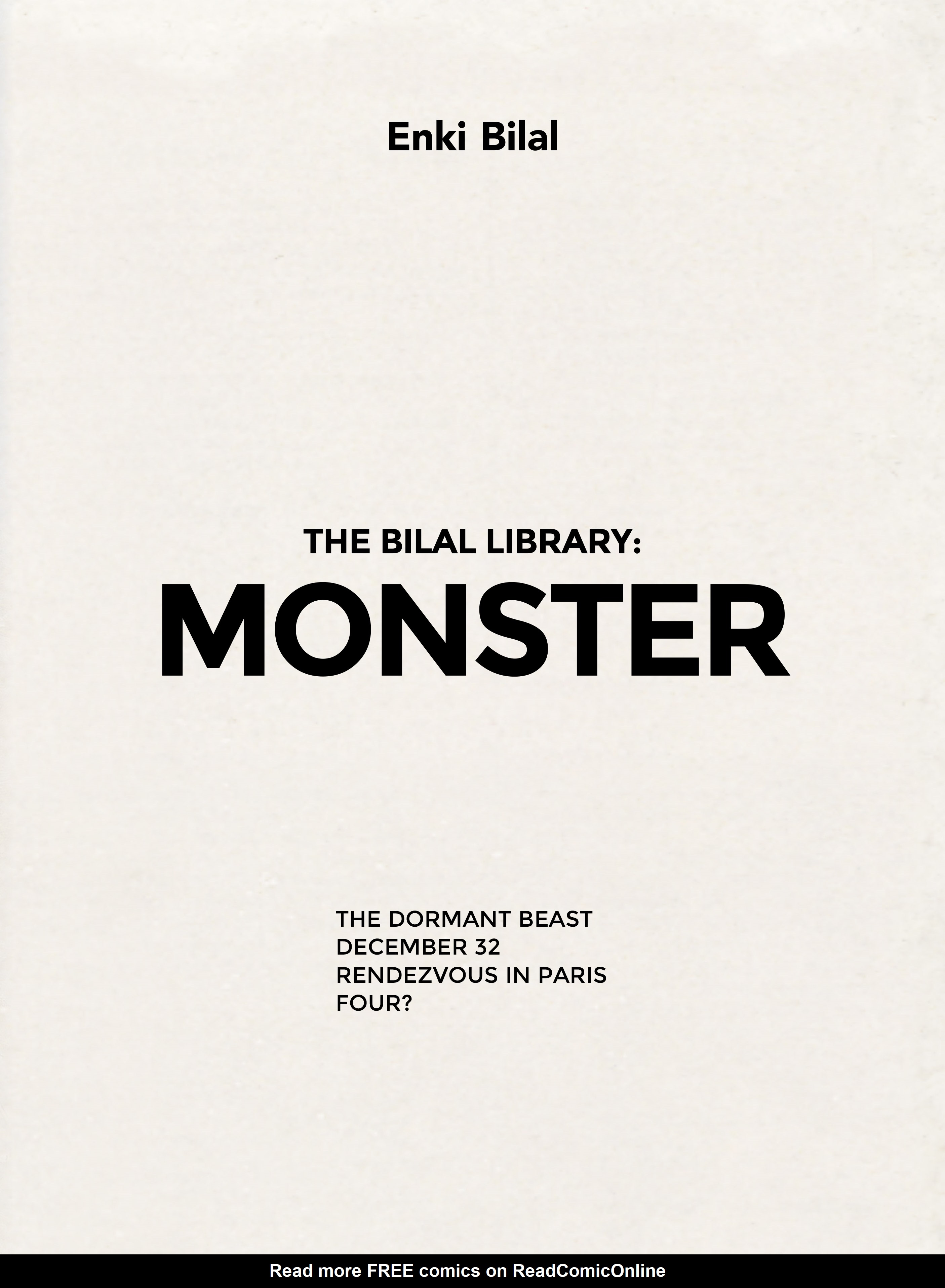 Read online Bilal's Monster comic -  Issue # TPB (Part 1) - 4