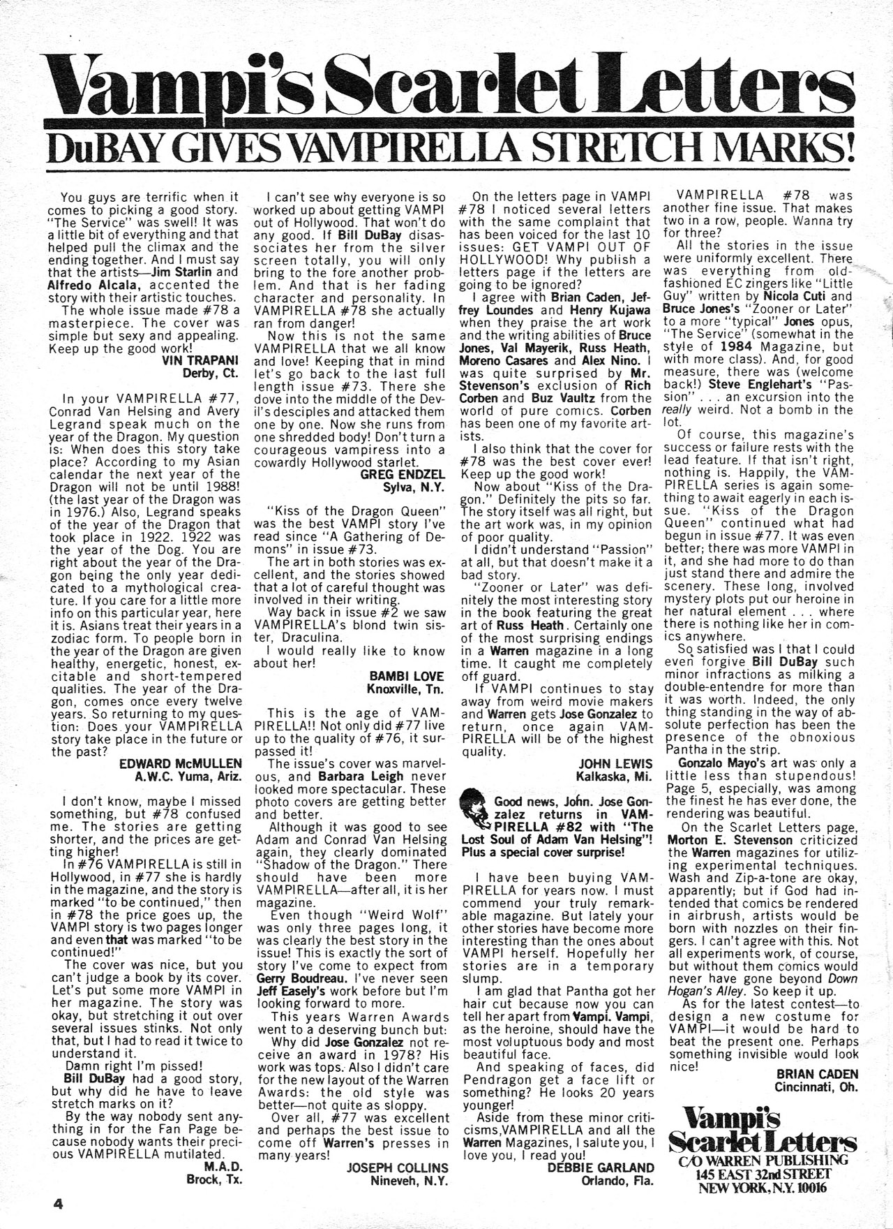 Read online Vampirella (1969) comic -  Issue #80 - 4