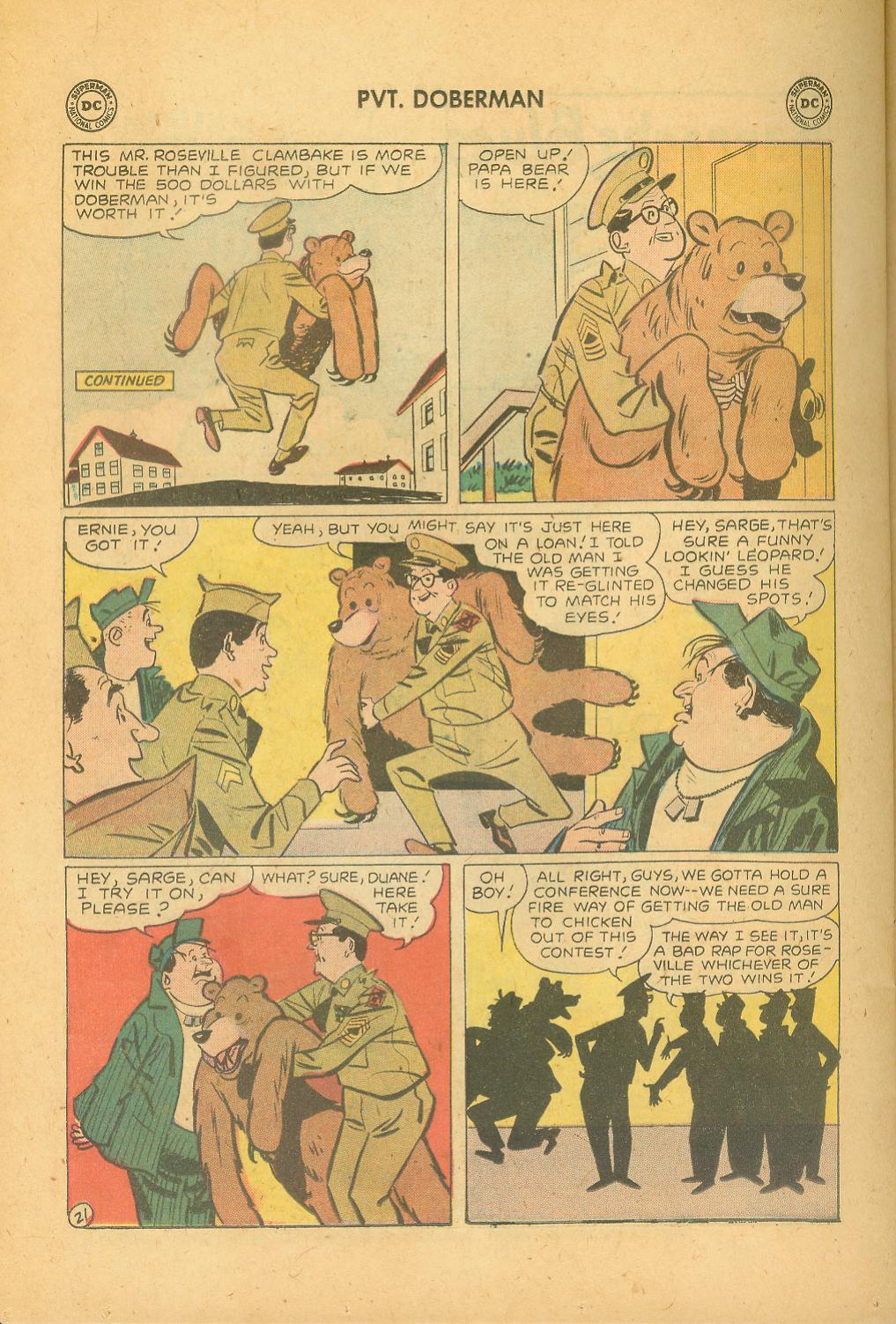 Read online Sgt. Bilko's Pvt. Doberman comic -  Issue #3 - 26