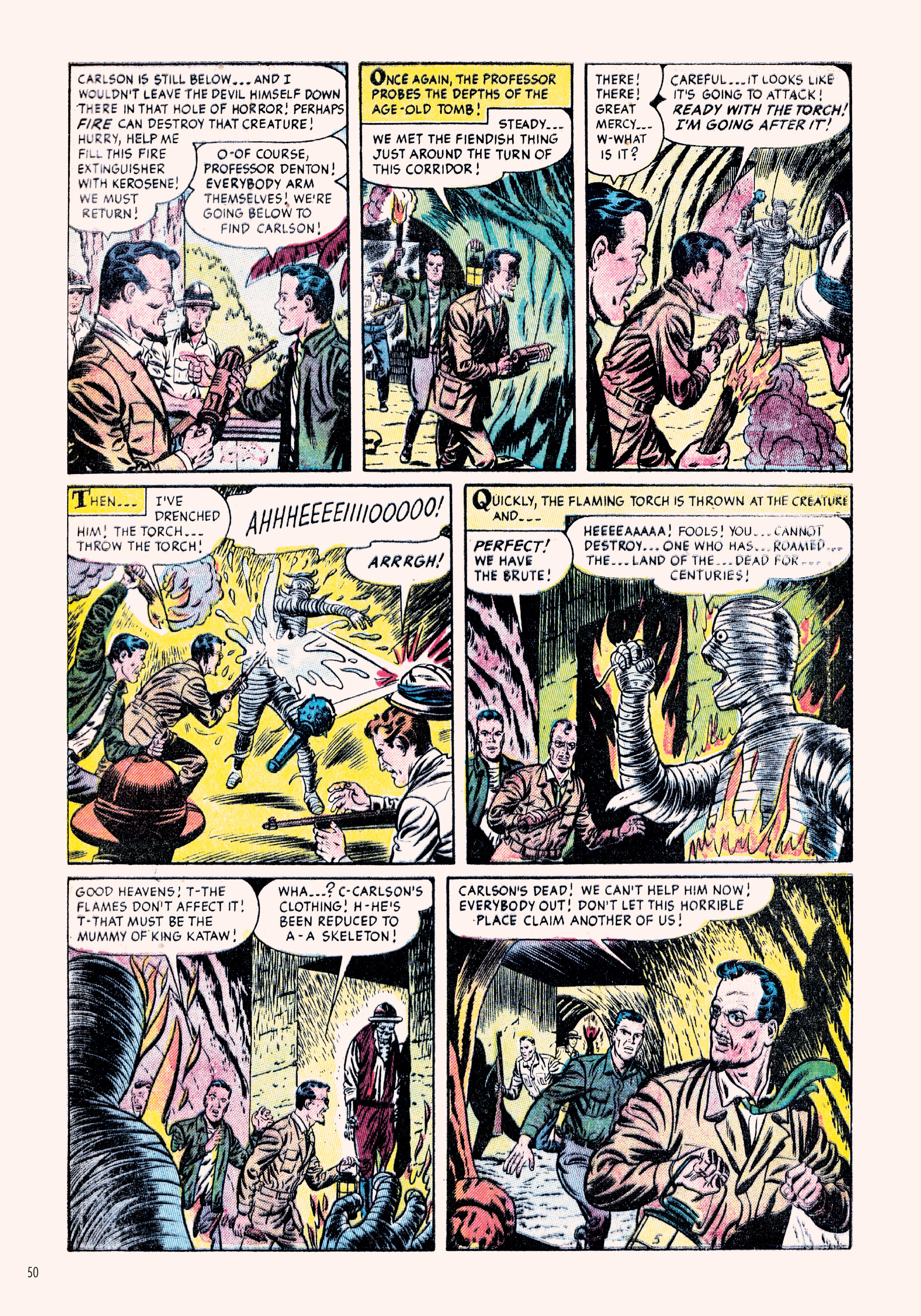 Read online Classic Monsters of Pre-Code Horror Comics: Mummies comic -  Issue # TPB - 50