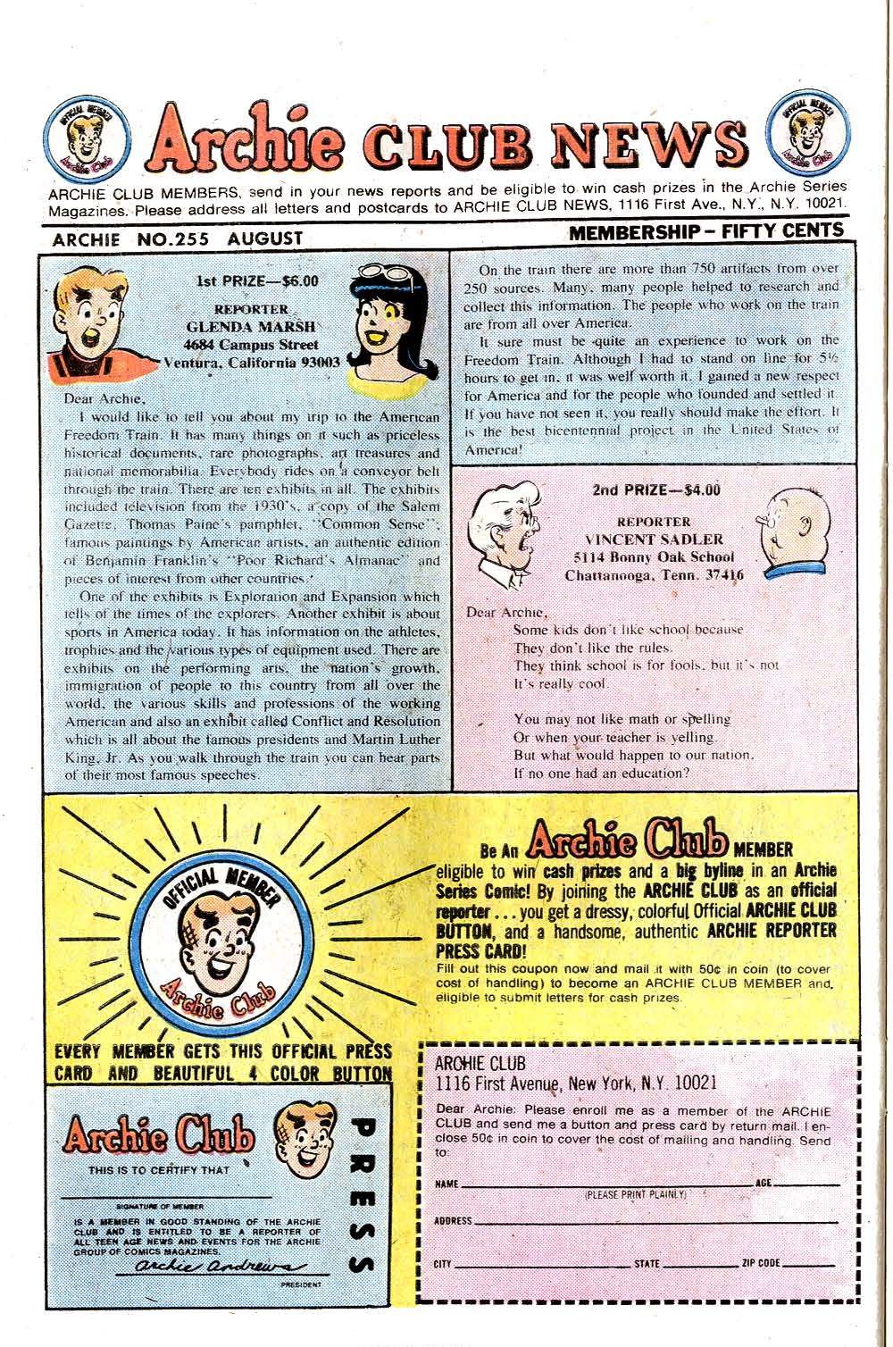 Read online Archie (1960) comic -  Issue #255 - 26