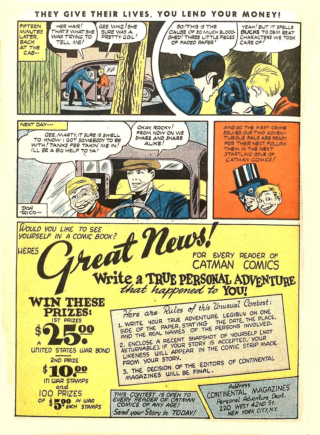 Read online Cat-Man Comics comic -  Issue #25 - 28