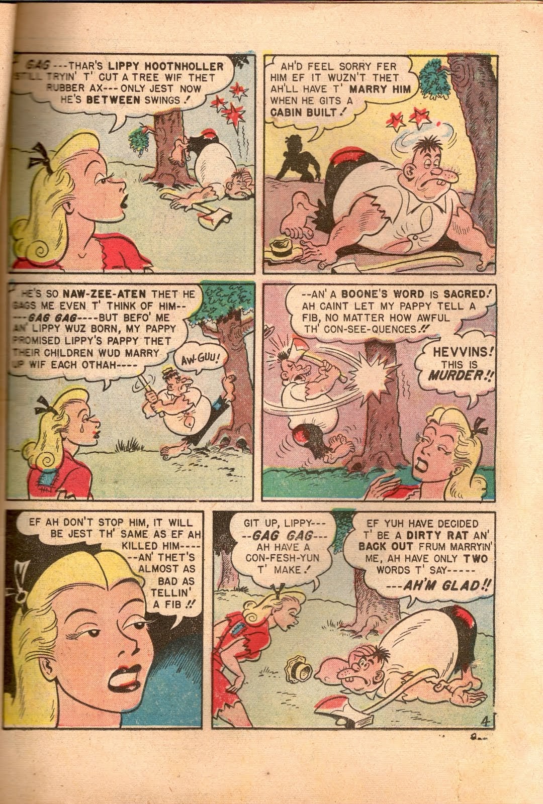 Read online Babe (1948) comic -  Issue #3 - 24