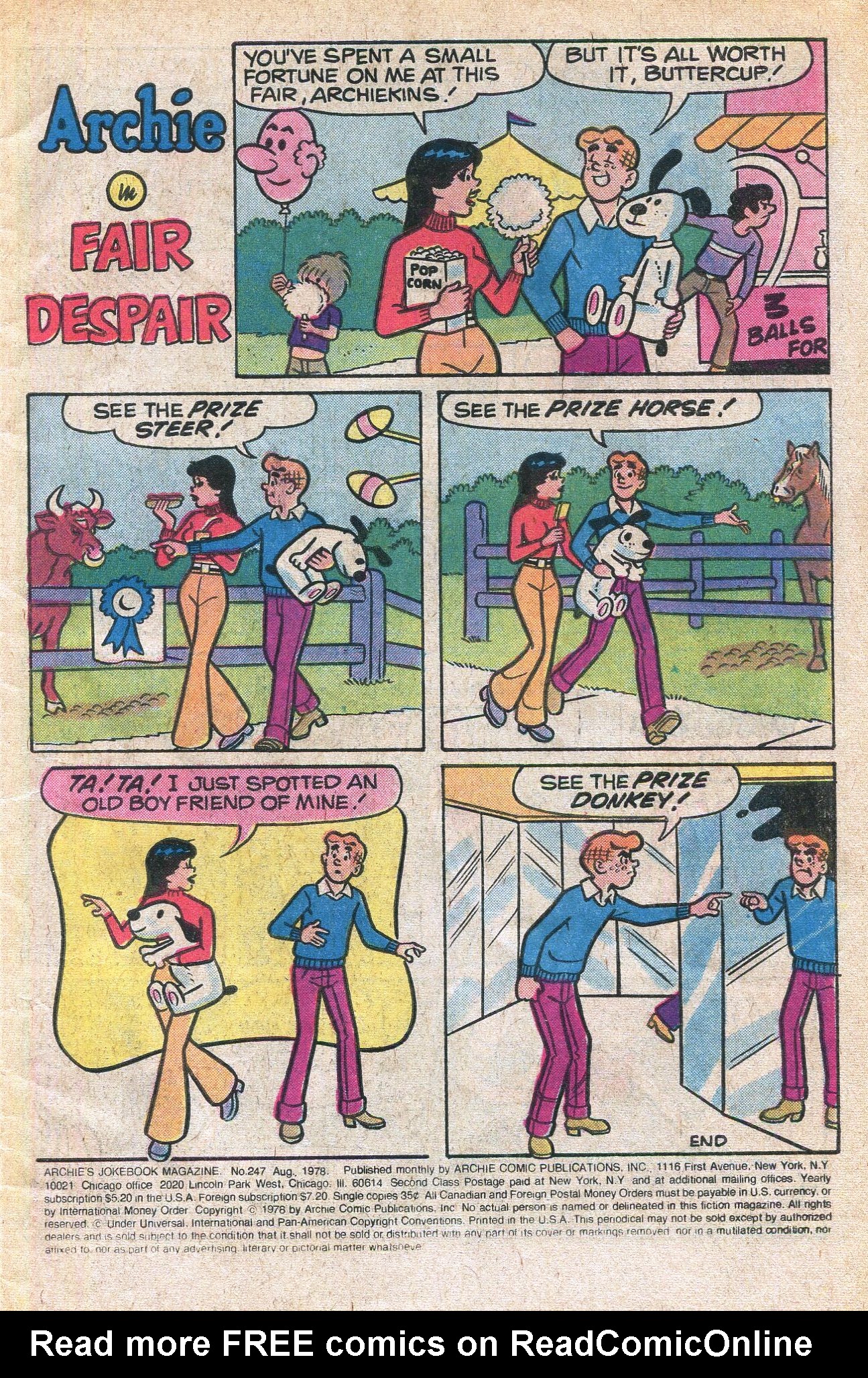 Read online Archie's Joke Book Magazine comic -  Issue #247 - 3