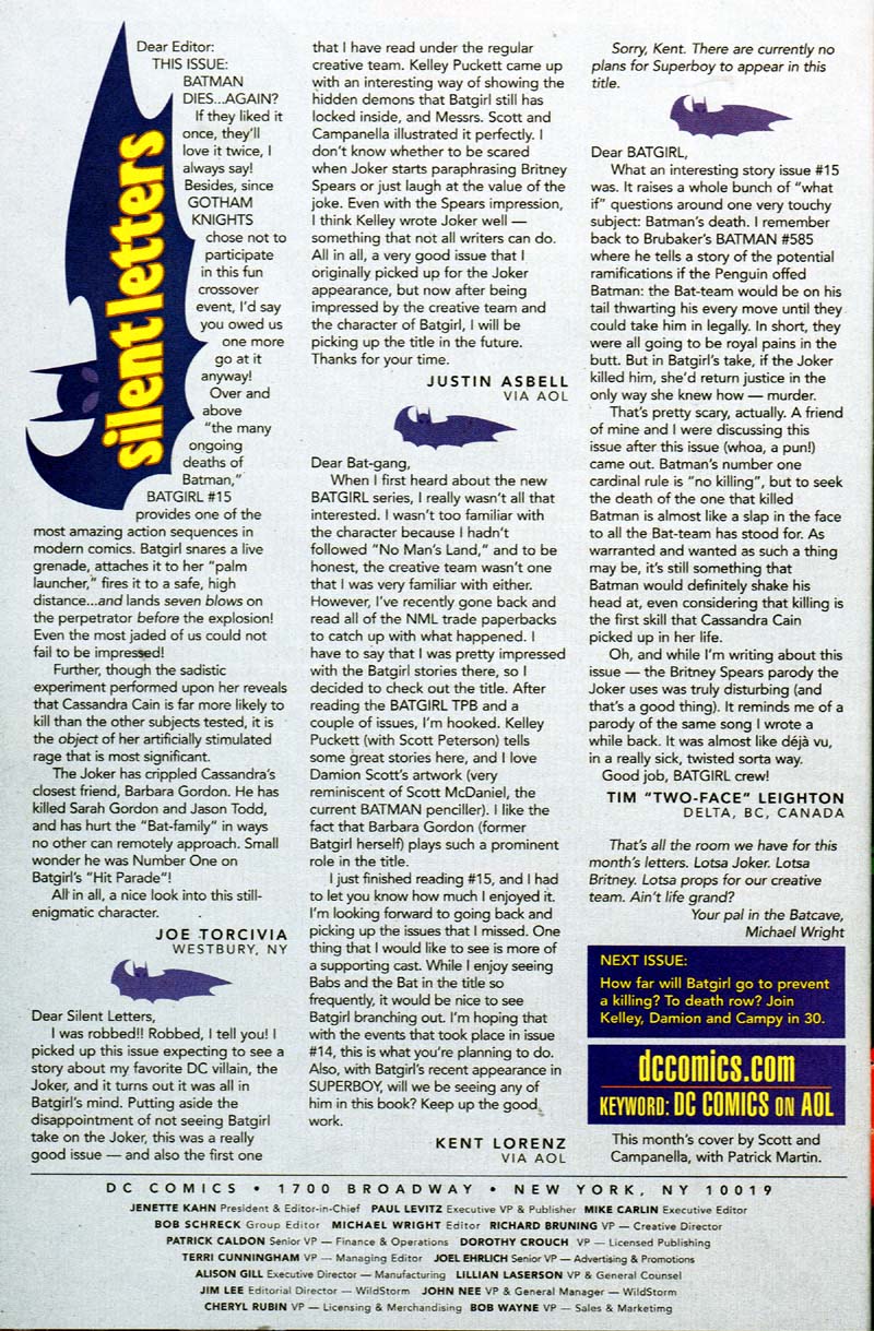Read online Batgirl (2000) comic -  Issue #18 - 24