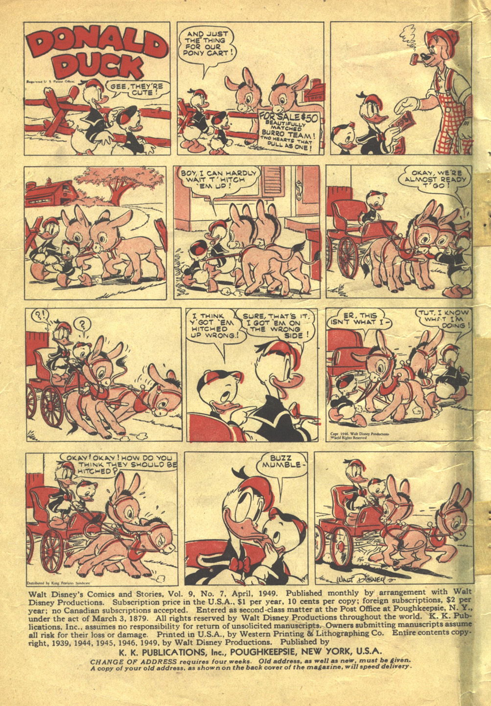 Read online Walt Disney's Comics and Stories comic -  Issue #103 - 2