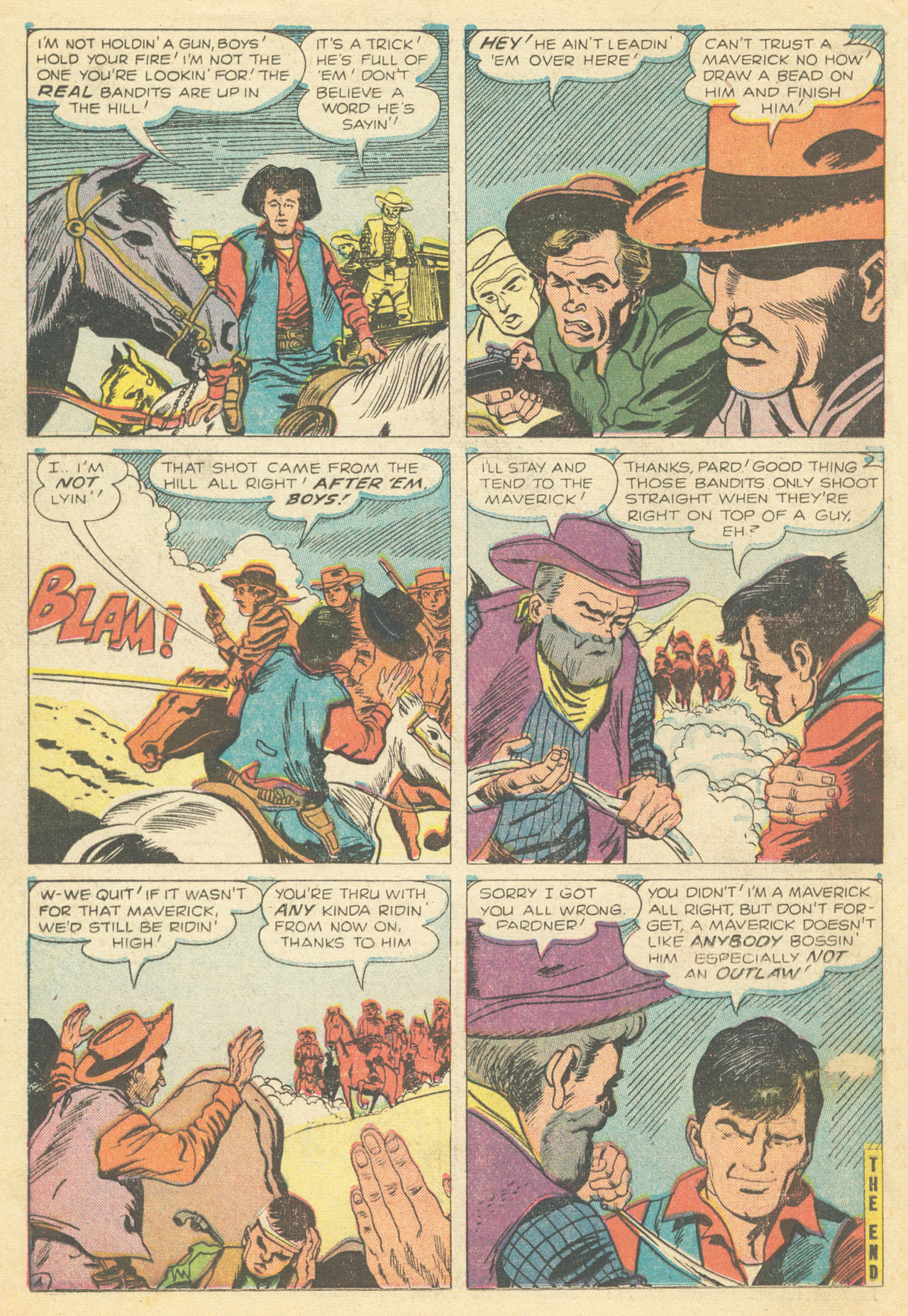 Read online Western Gunfighters (1956) comic -  Issue #23 - 18