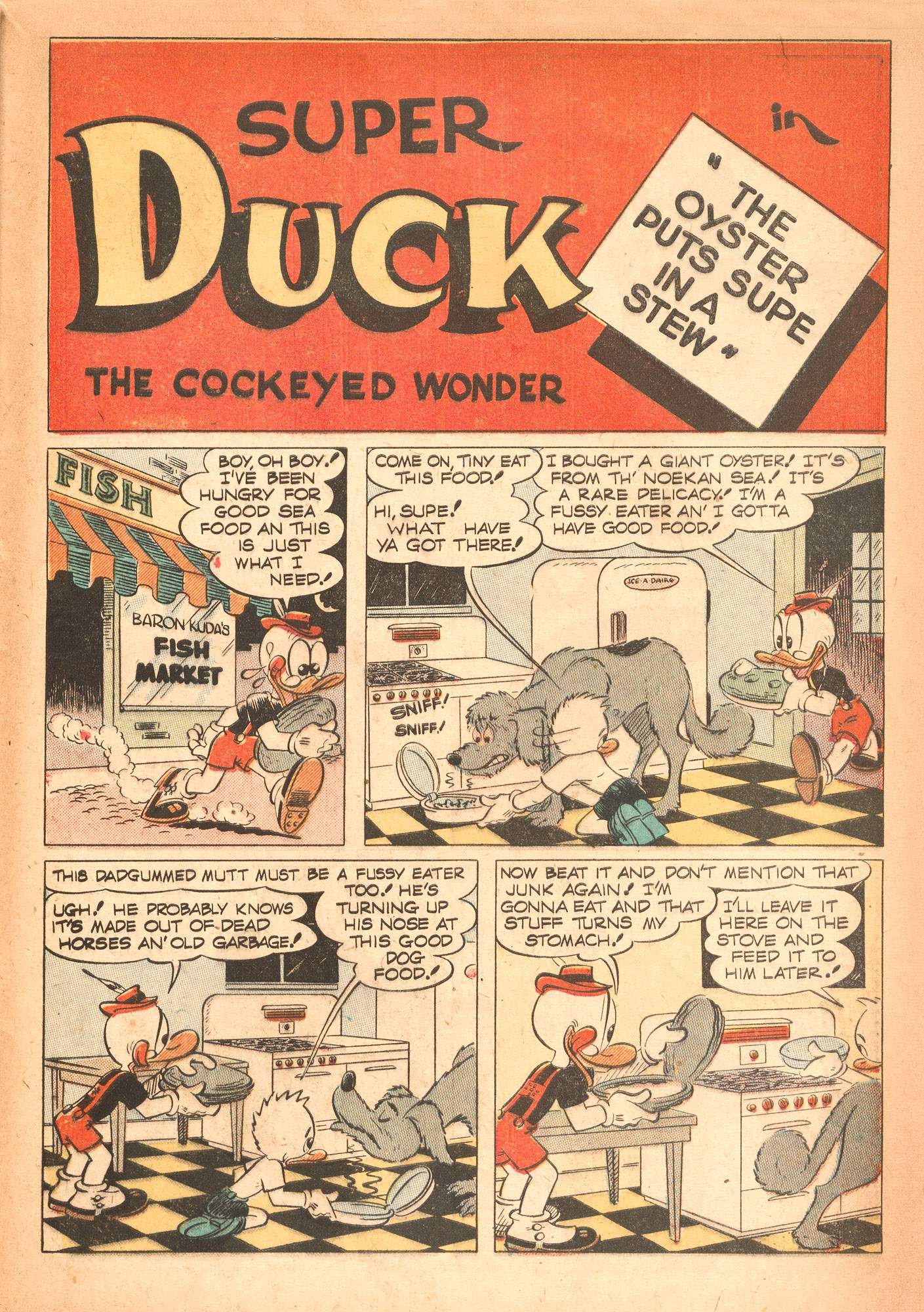 Read online Super Duck Comics comic -  Issue #37 - 47