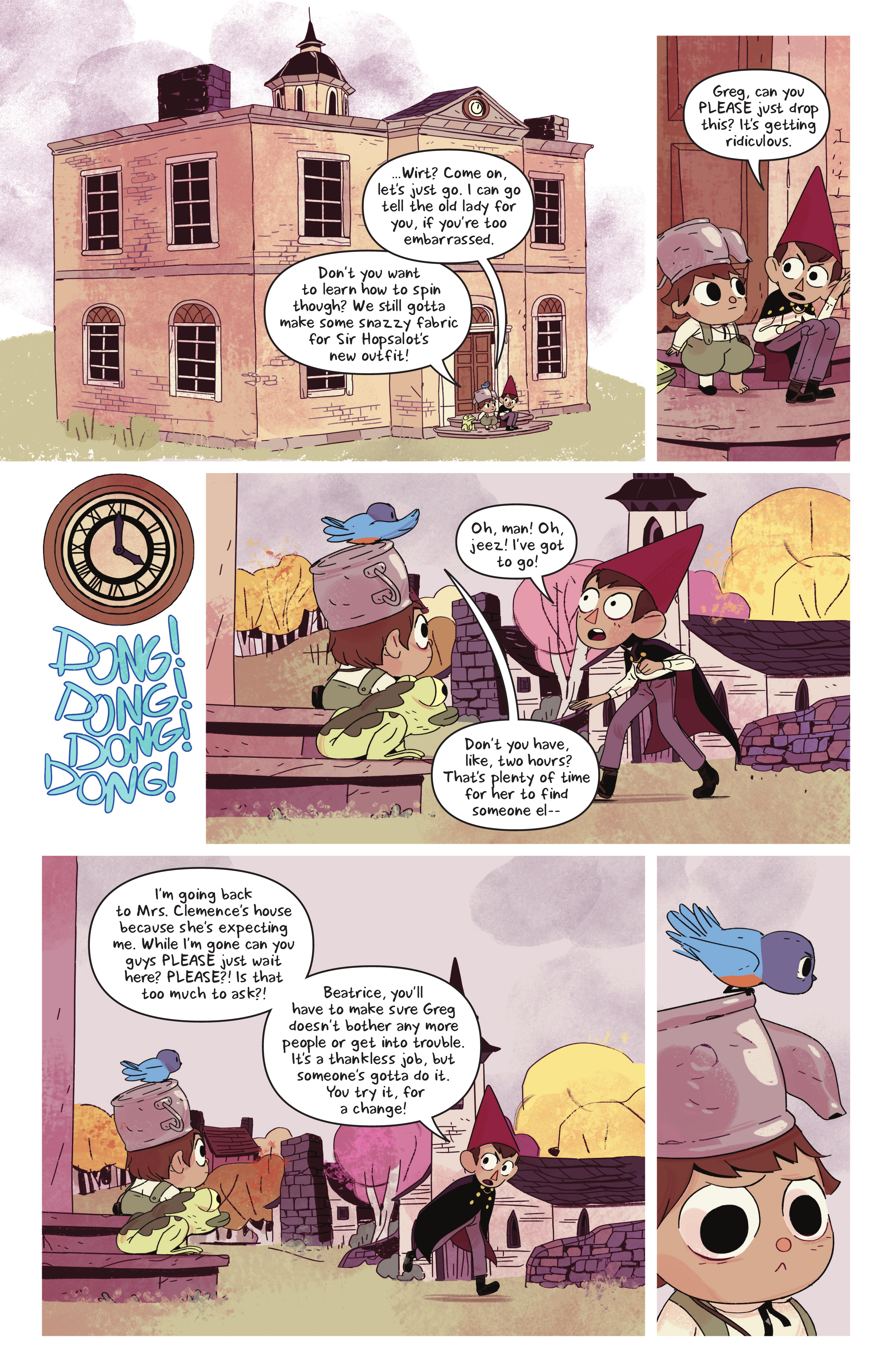 Read online Over the Garden Wall: Hollow Town comic -  Issue # TPB - 46