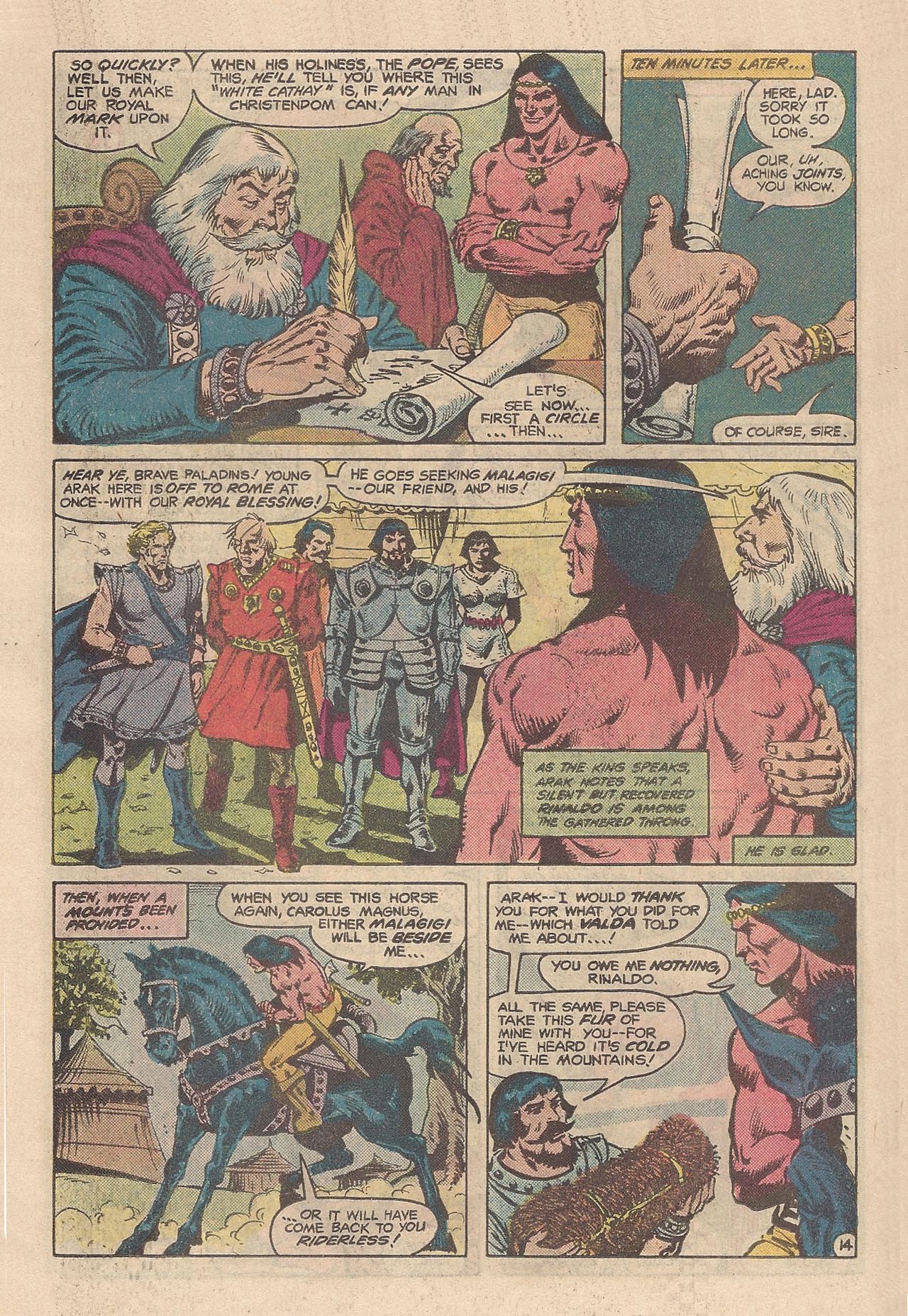 Read online Arak Son of Thunder comic -  Issue #6 - 18