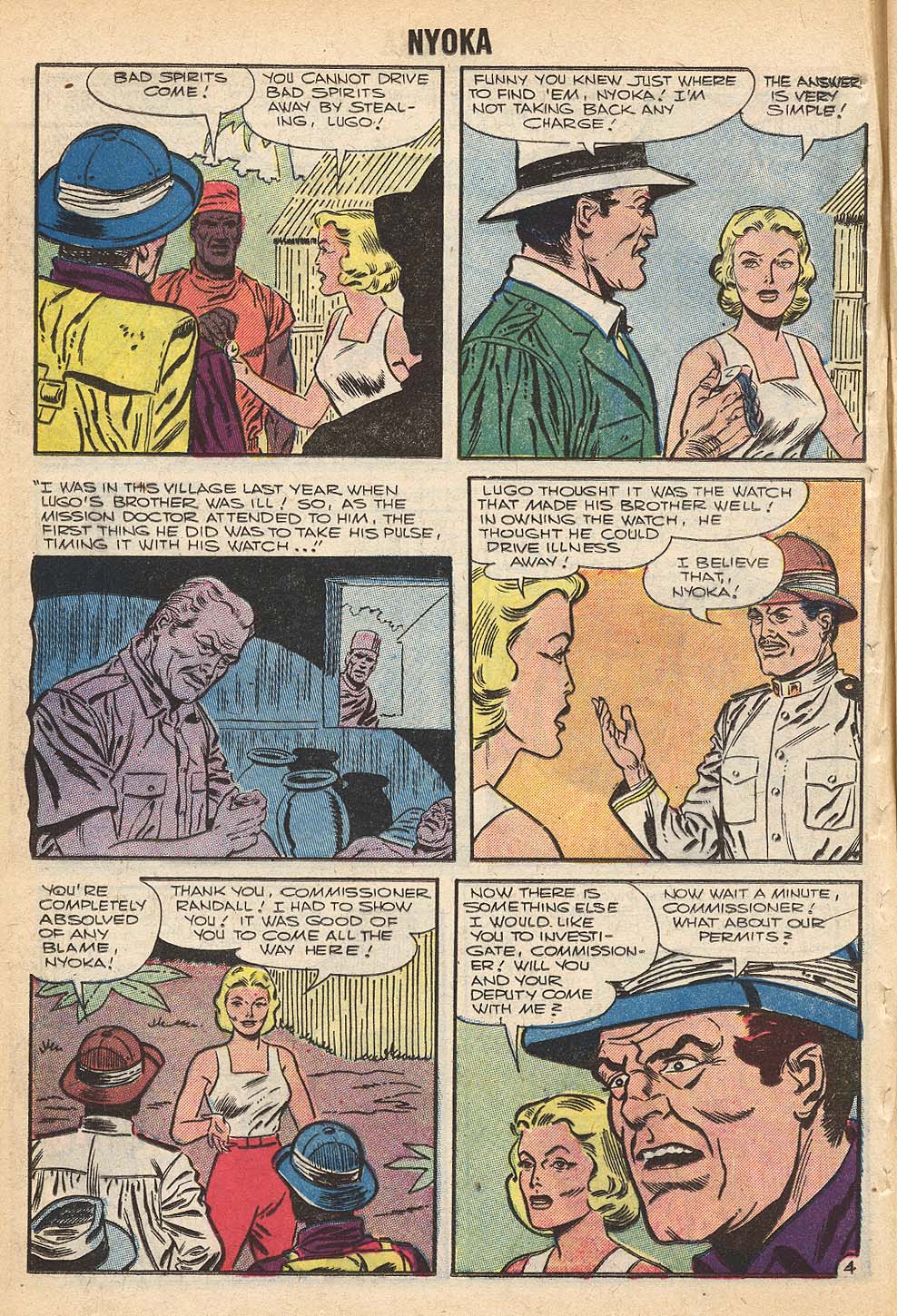 Read online Nyoka the Jungle Girl (1955) comic -  Issue #18 - 12