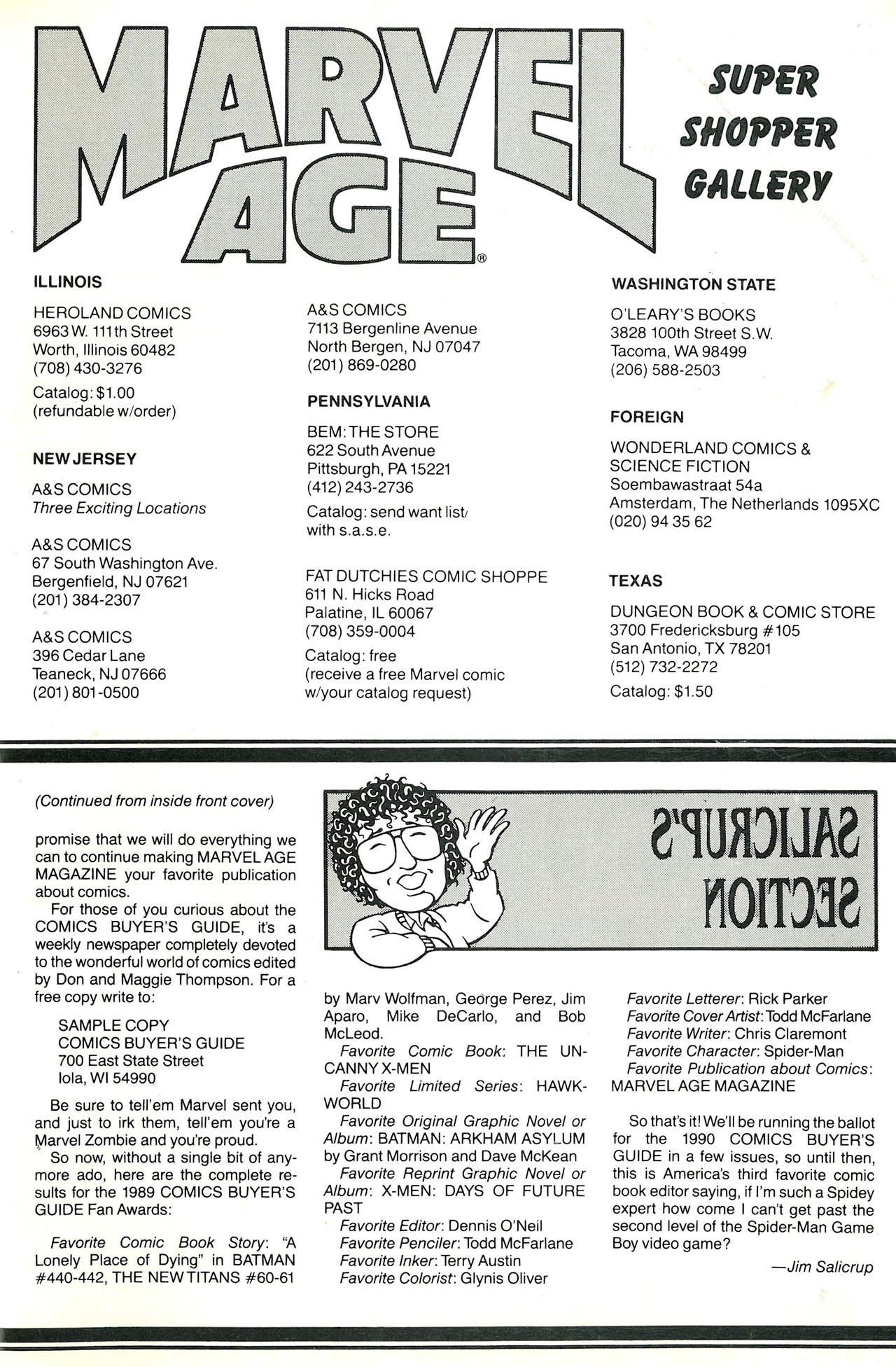 Read online Marvel Age comic -  Issue #94 - 34