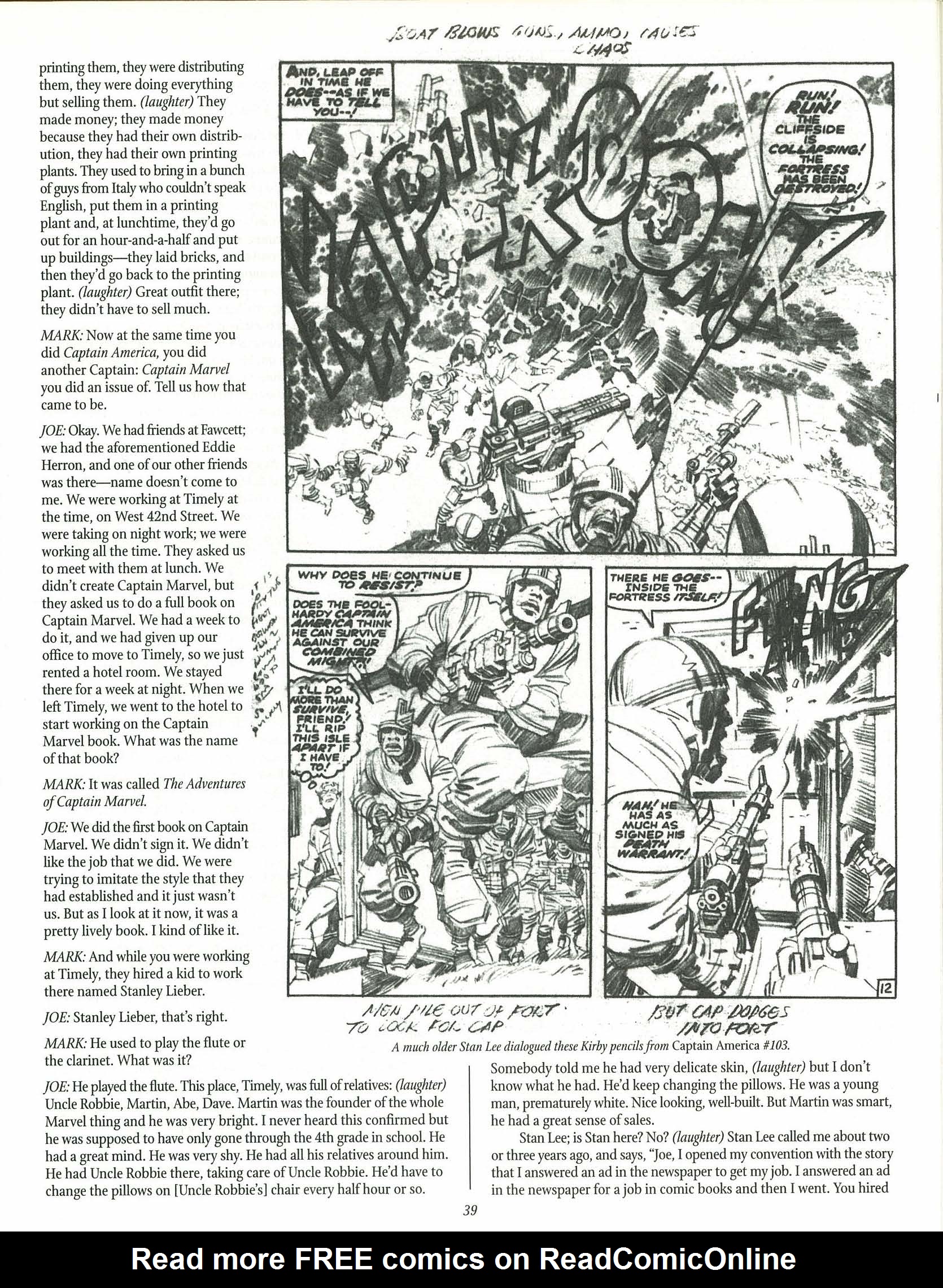Read online The Jack Kirby Collector comic -  Issue #25 - 39