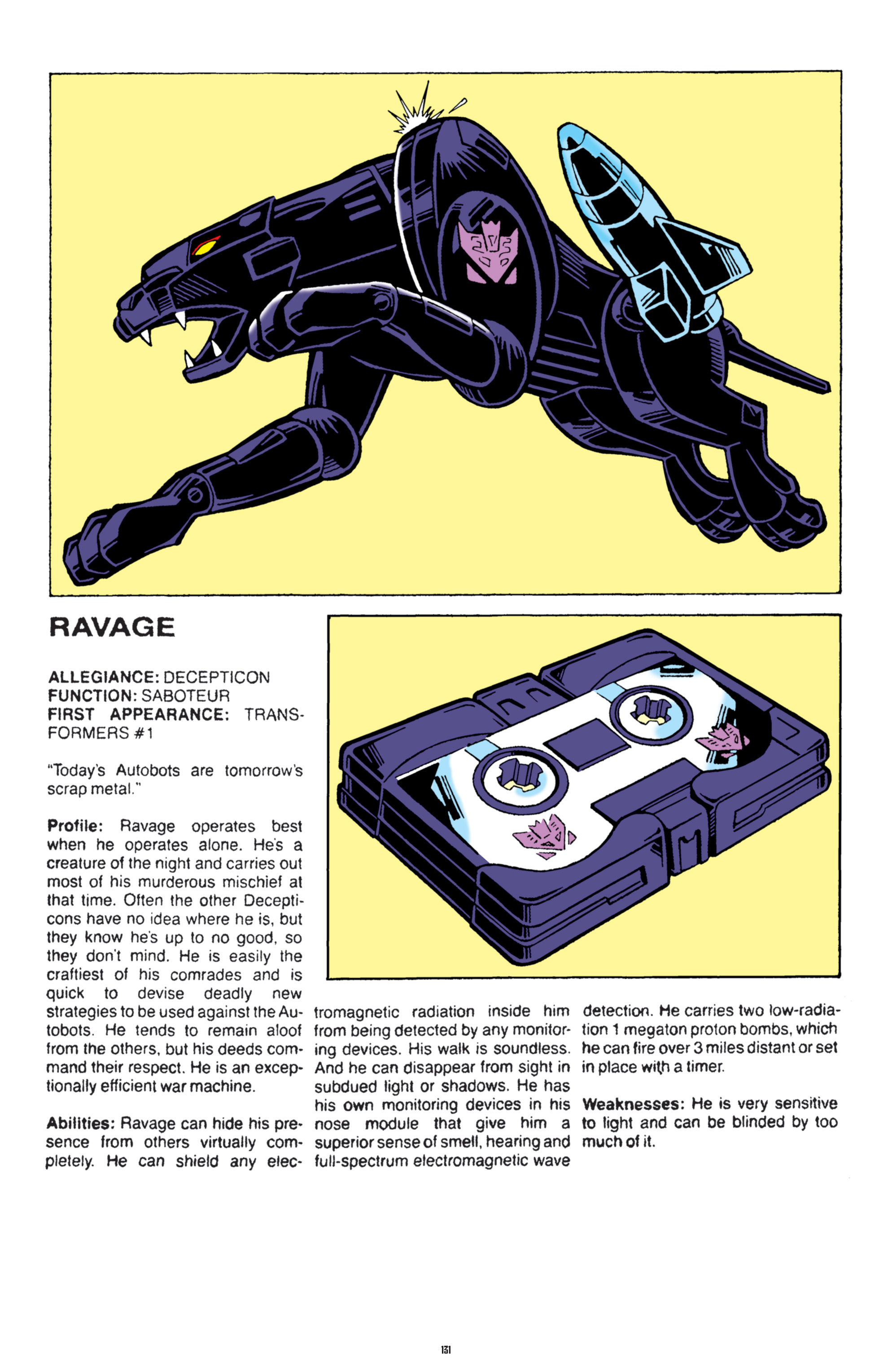Read online The Transformers Classics comic -  Issue # TPB 8 - 129