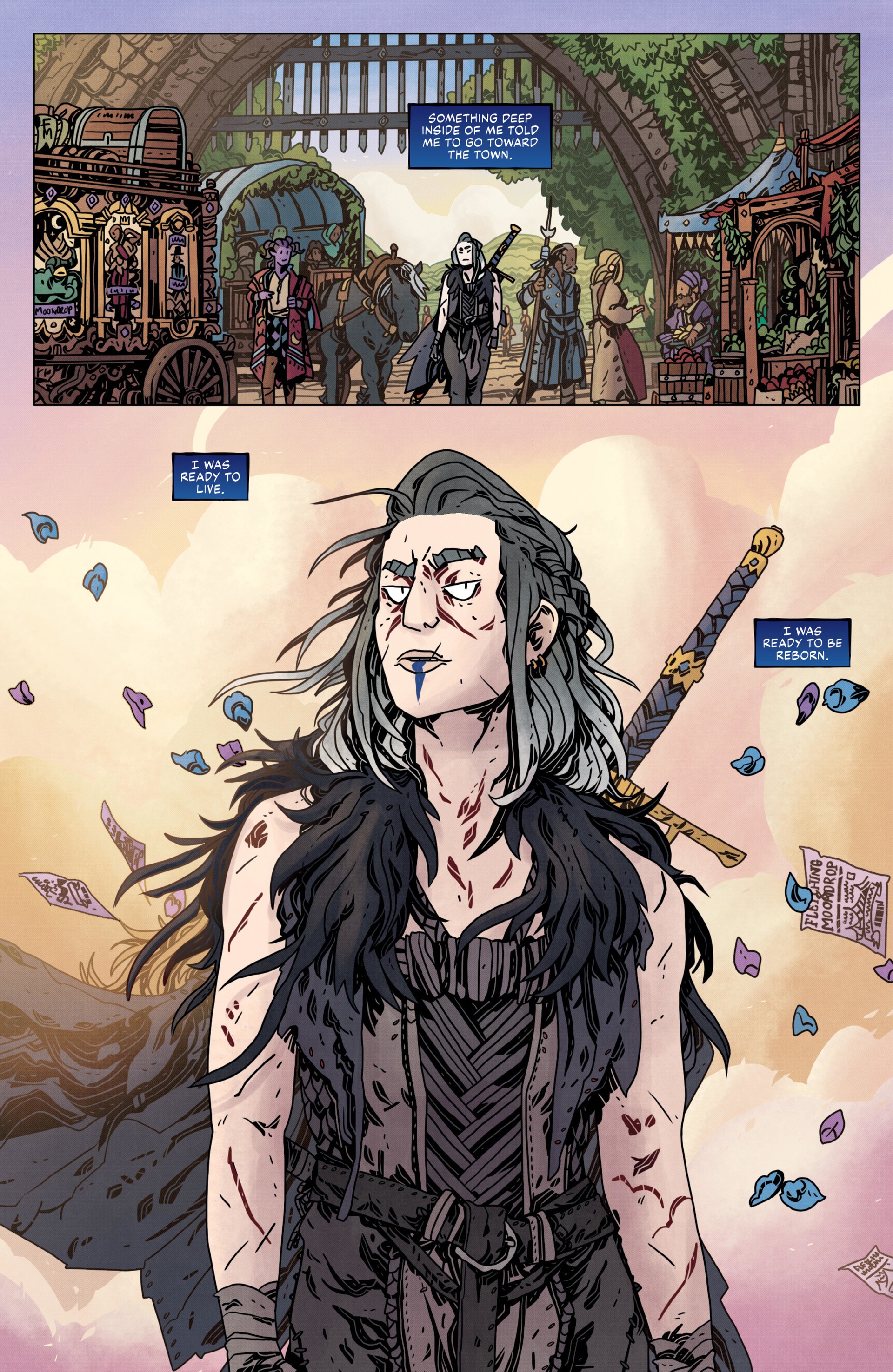 Read online Critical Role: The Mighty Nein Origins - Yasha Nydoorin comic -  Issue # Full - 55