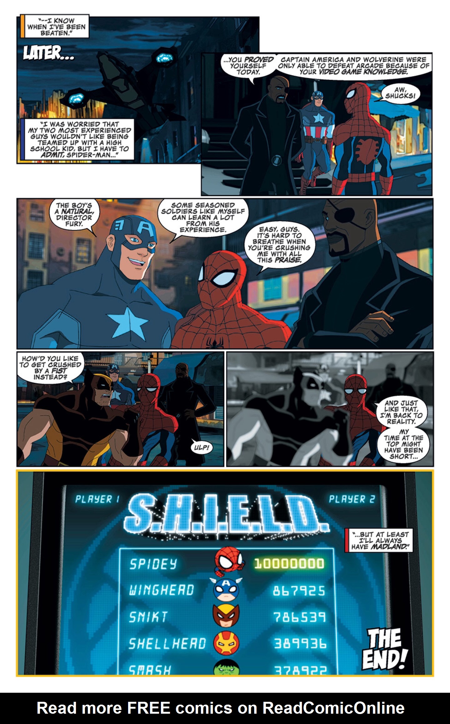 Read online Marvel Universe Ultimate Spider-Man: Web Warriors comic -  Issue #9 - 28