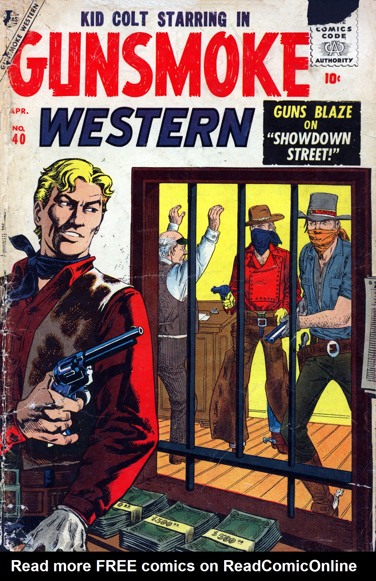 Read online Gunsmoke Western comic -  Issue #40 - 1