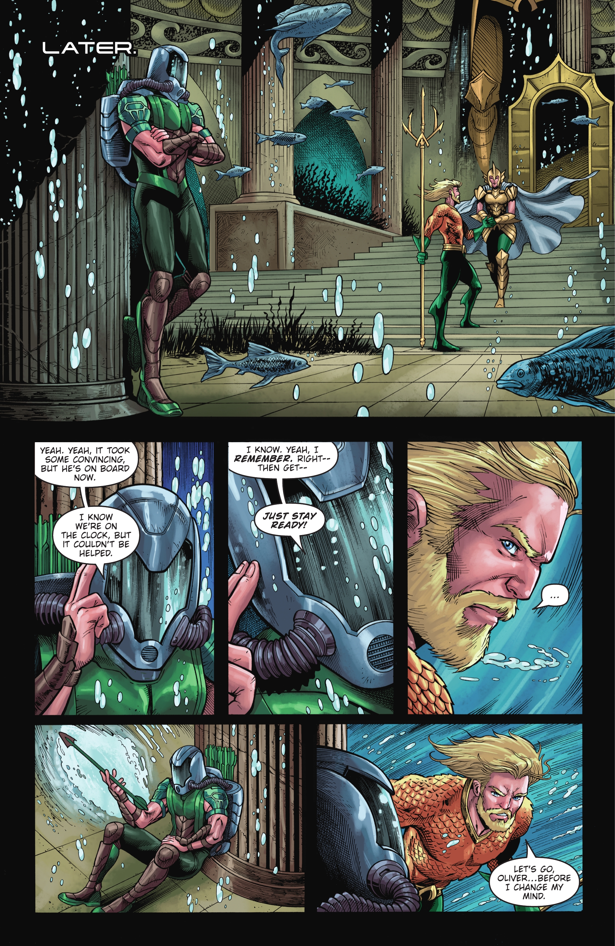 Read online Aquaman/Green Arrow - Deep Target comic -  Issue #7 - 12