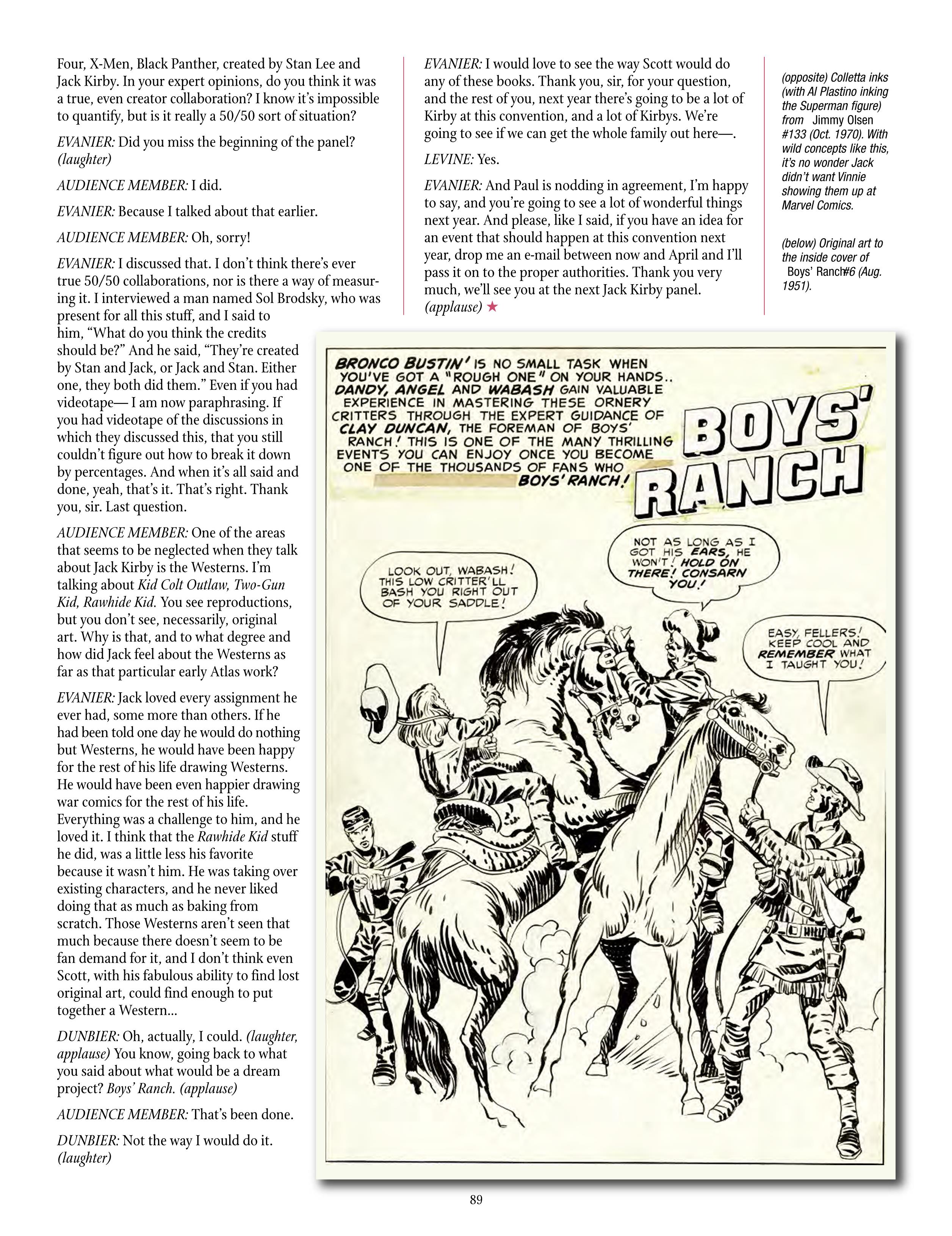 Read online The Jack Kirby Collector comic -  Issue #69 - 91