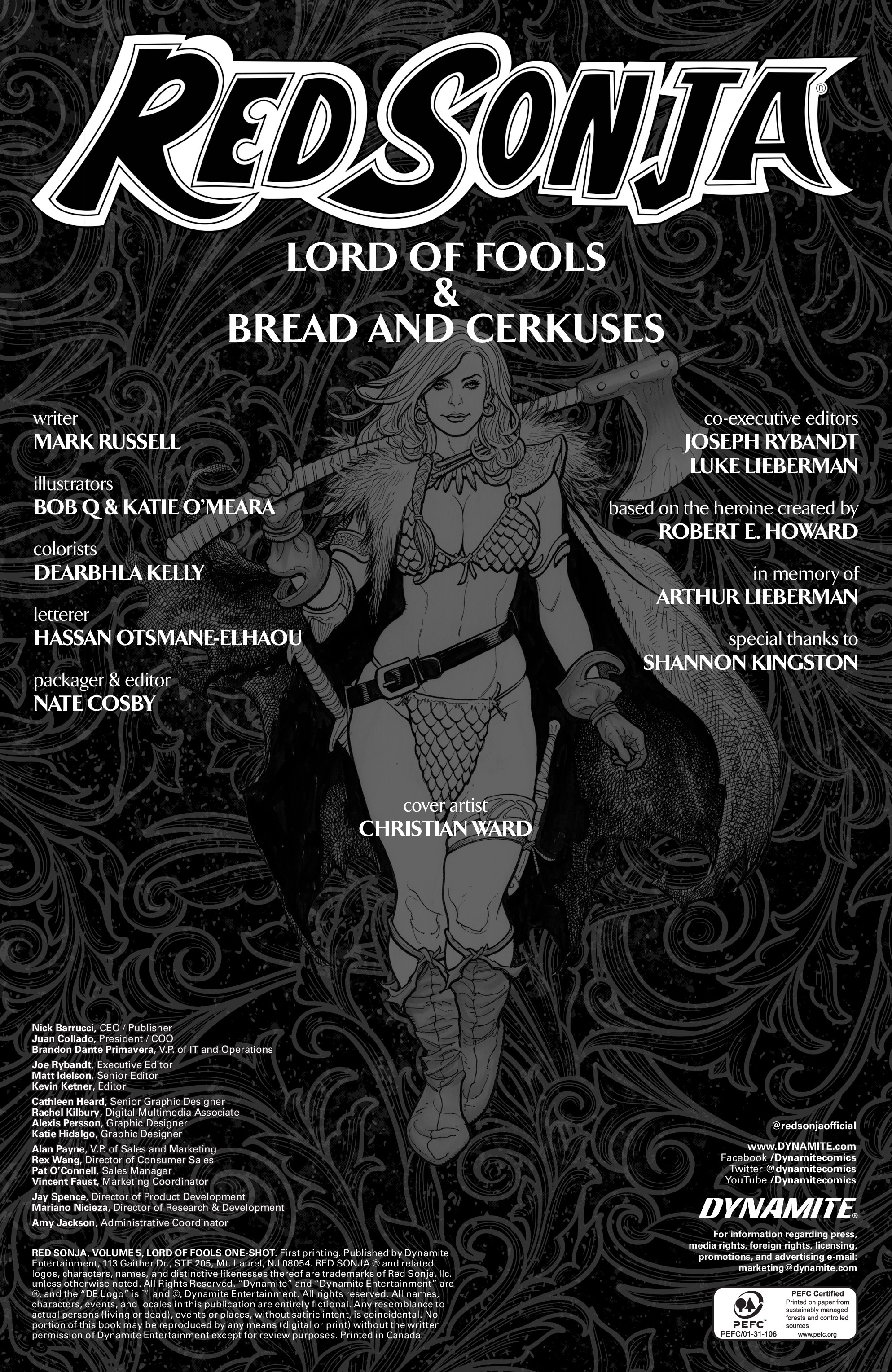 Read online Red Sonja: Lord of Fools comic -  Issue # Full - 33