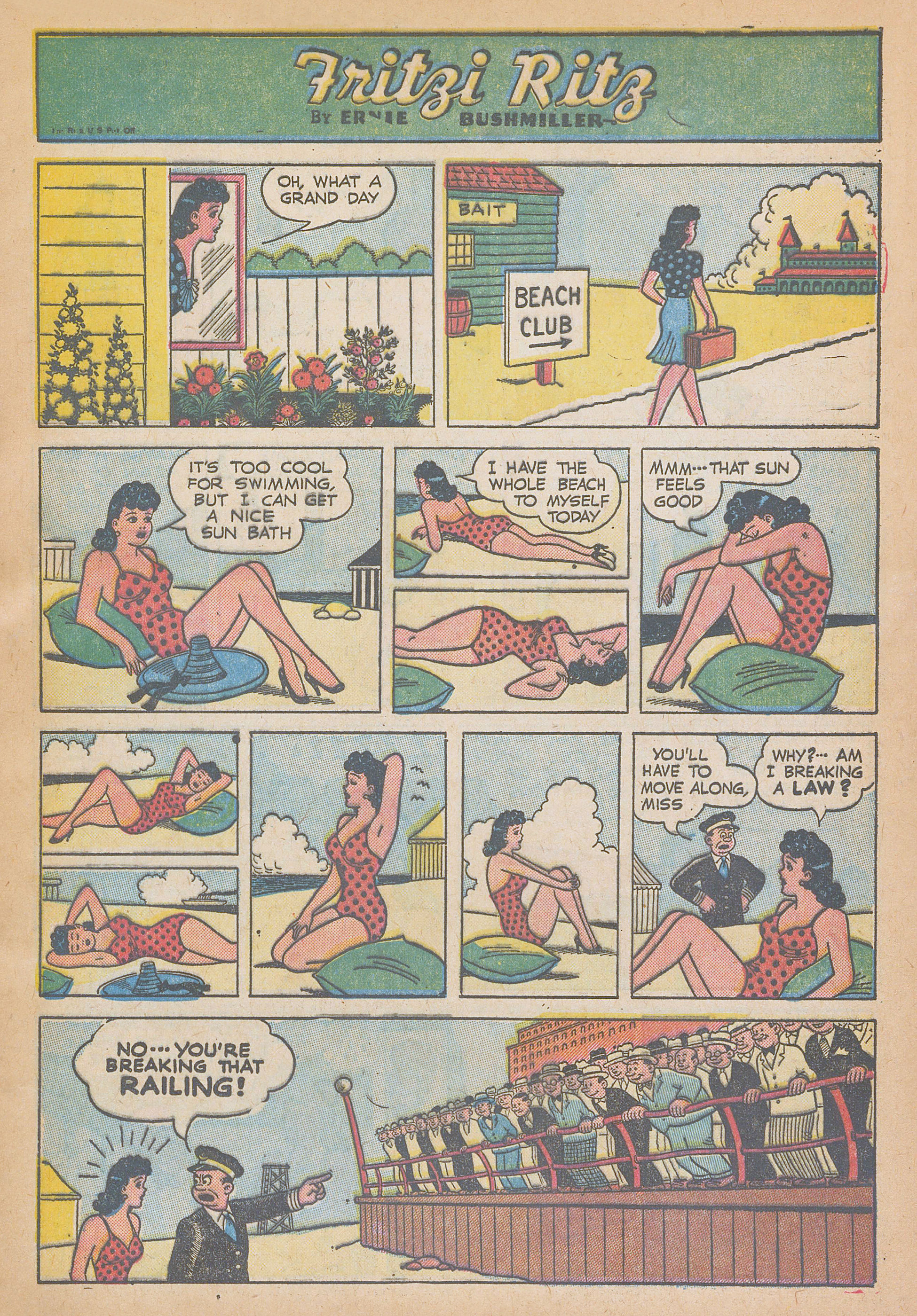 Read online Fritzi Ritz (1953) comic -  Issue #55 - 3