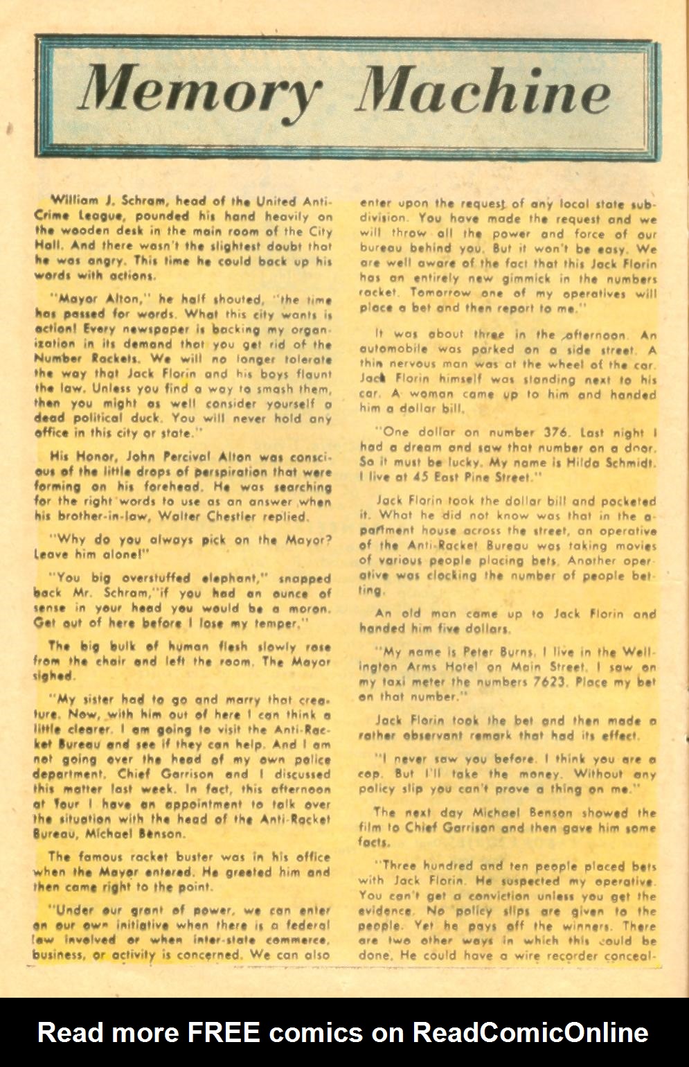 Read online Racket Squad in Action comic -  Issue #19 - 16