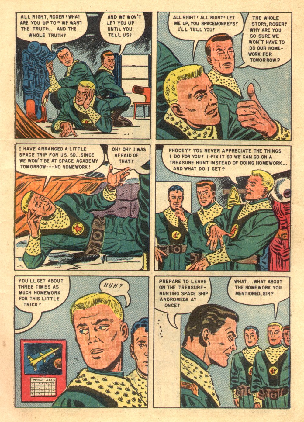 Read online Tom Corbett, Space Cadet comic -  Issue #10 - 11