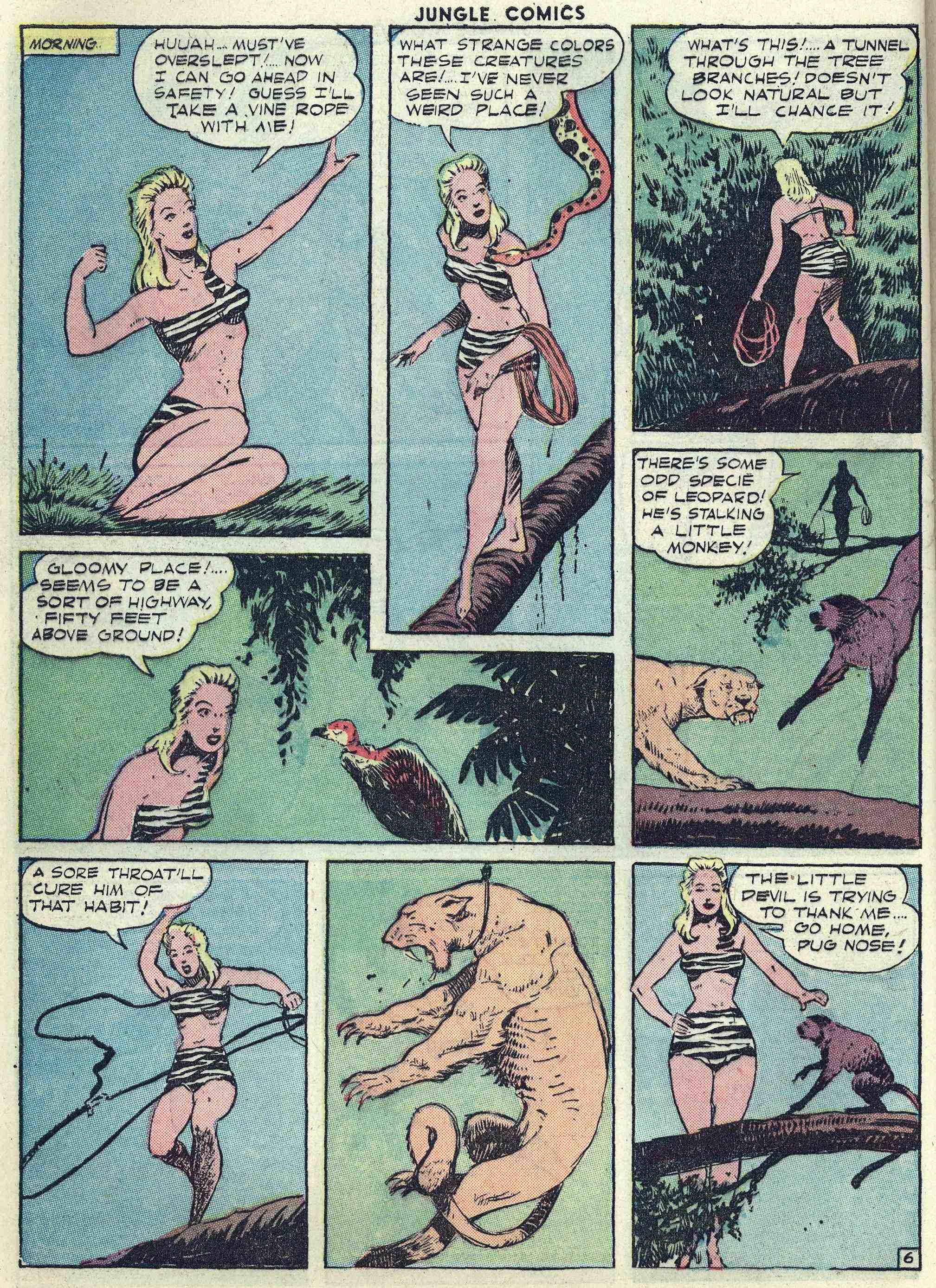Read online Jungle Comics comic -  Issue #47 - 54