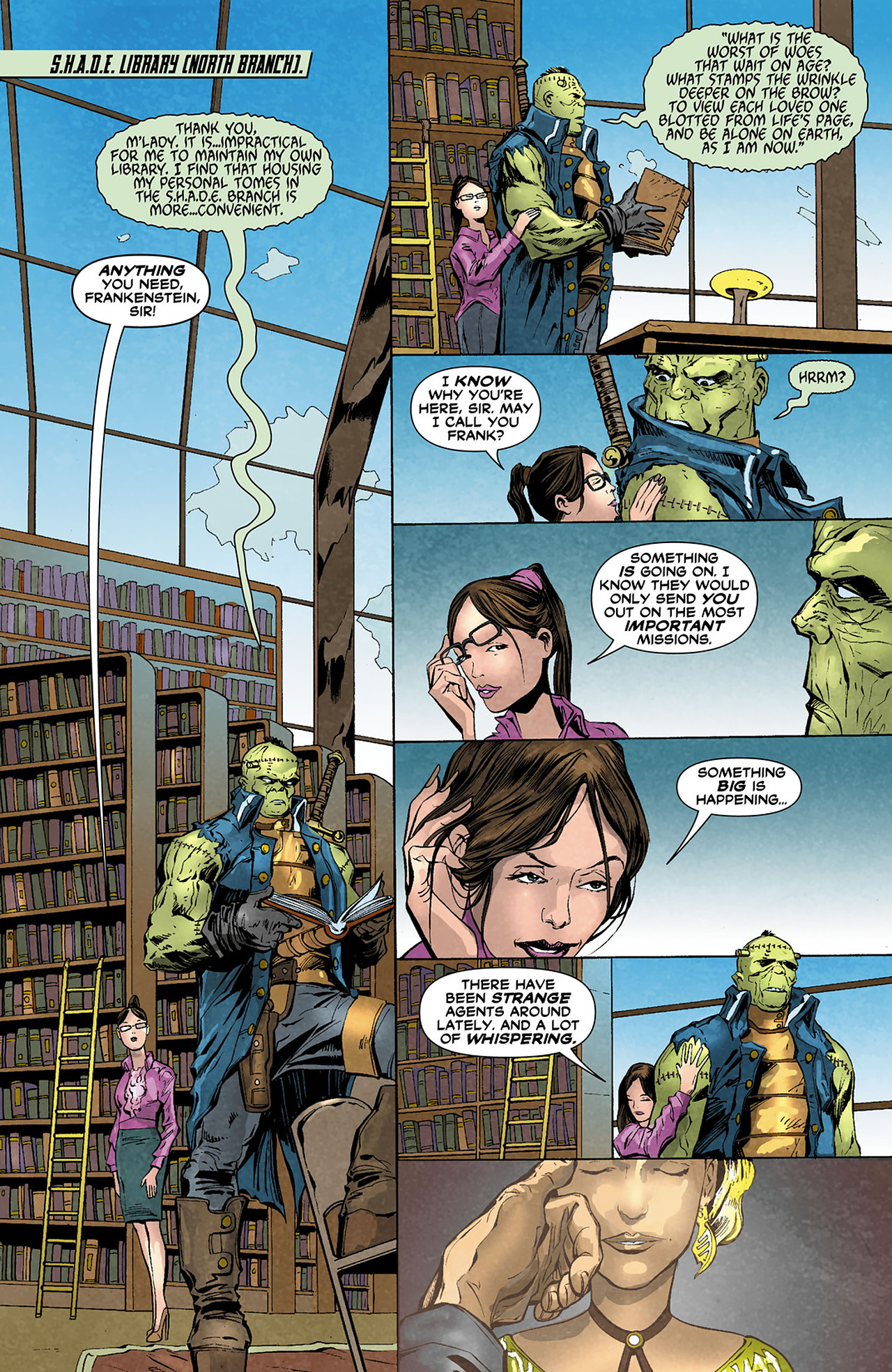 Read online Frankenstein, Agent of S.H.A.D.E. comic -  Issue #10 - 2