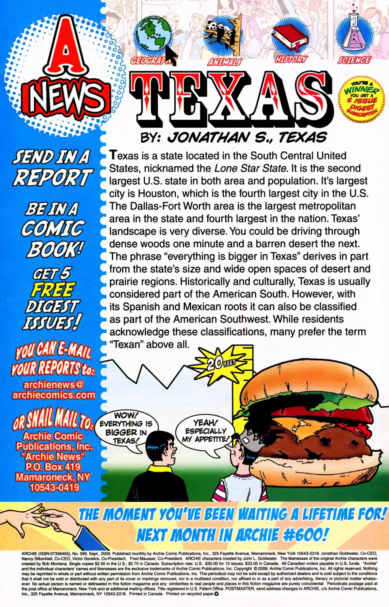 Read online Archie (1960) comic -  Issue #599 - 34