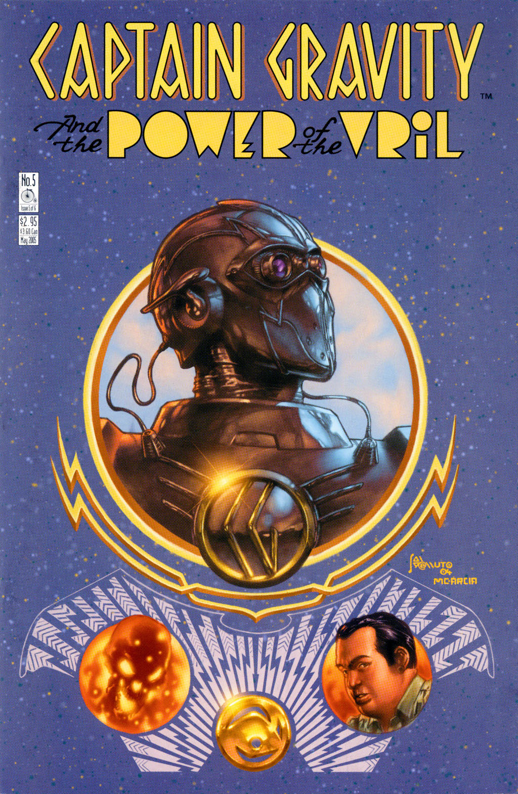 Read online Captain Gravity And The Power Of Vril comic -  Issue #5 - 1