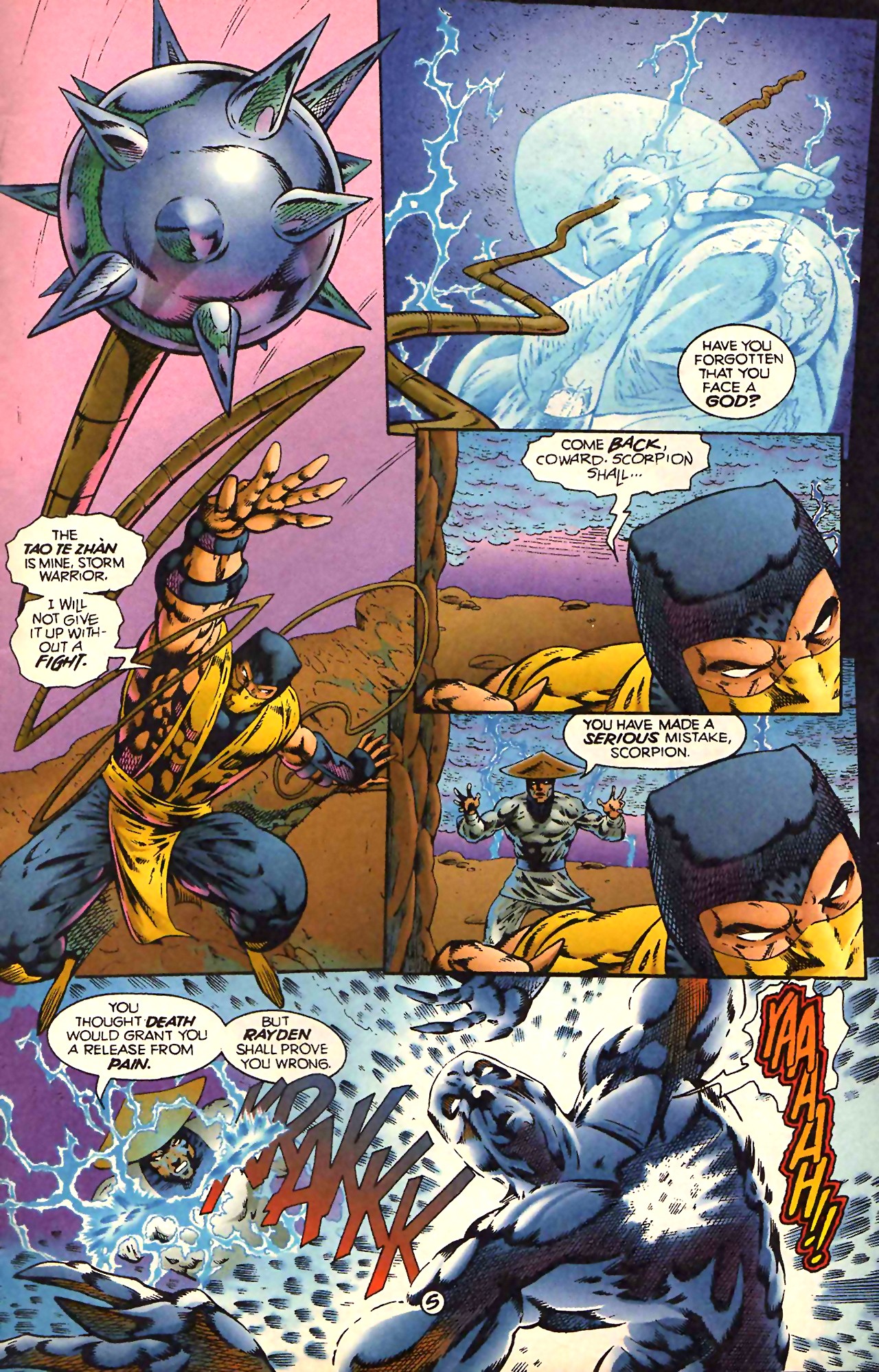 Read online Mortal Kombat (1994) comic -  Issue #5 - 6
