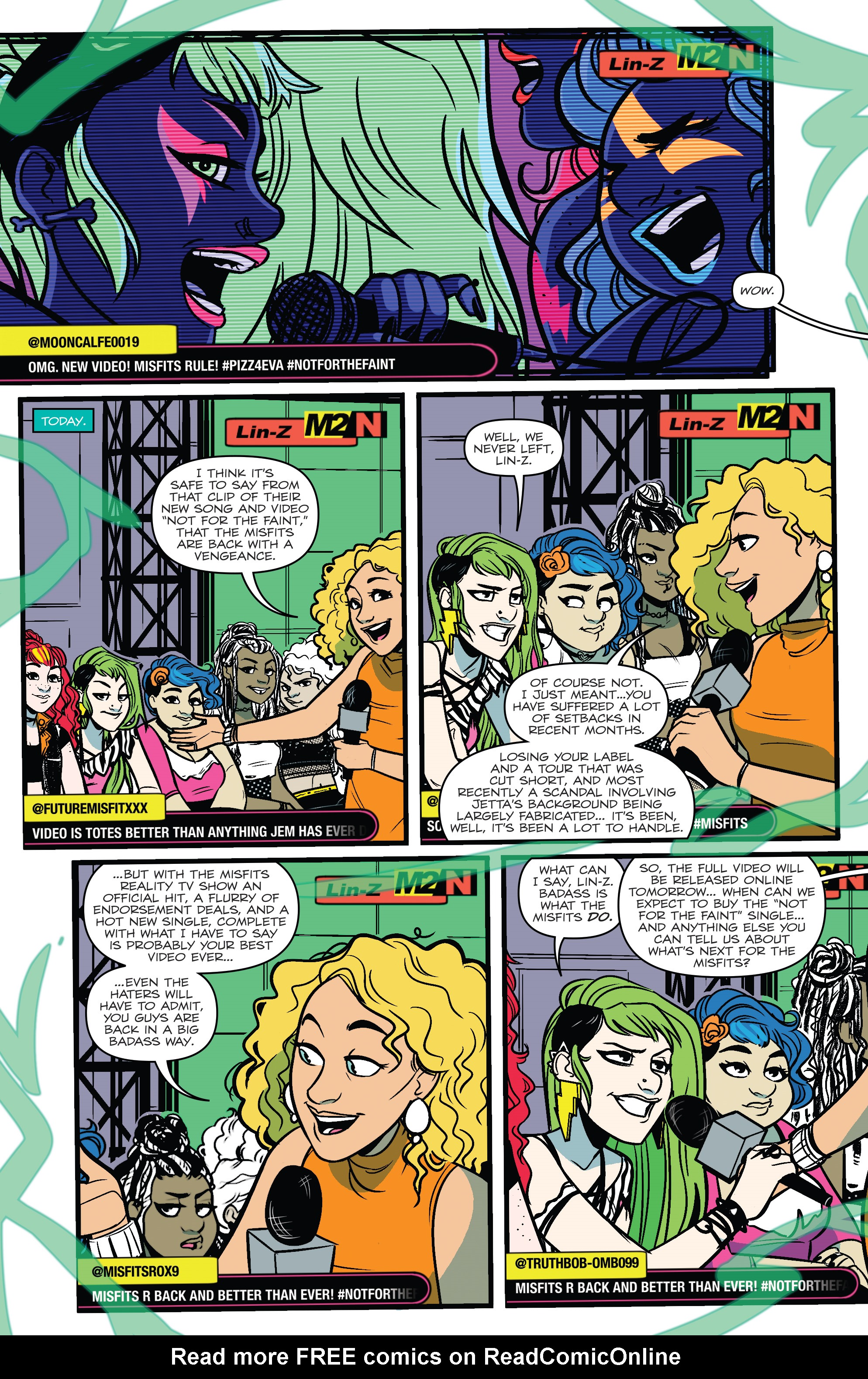 Read online Jem: The Misfits comic -  Issue #5 - 22