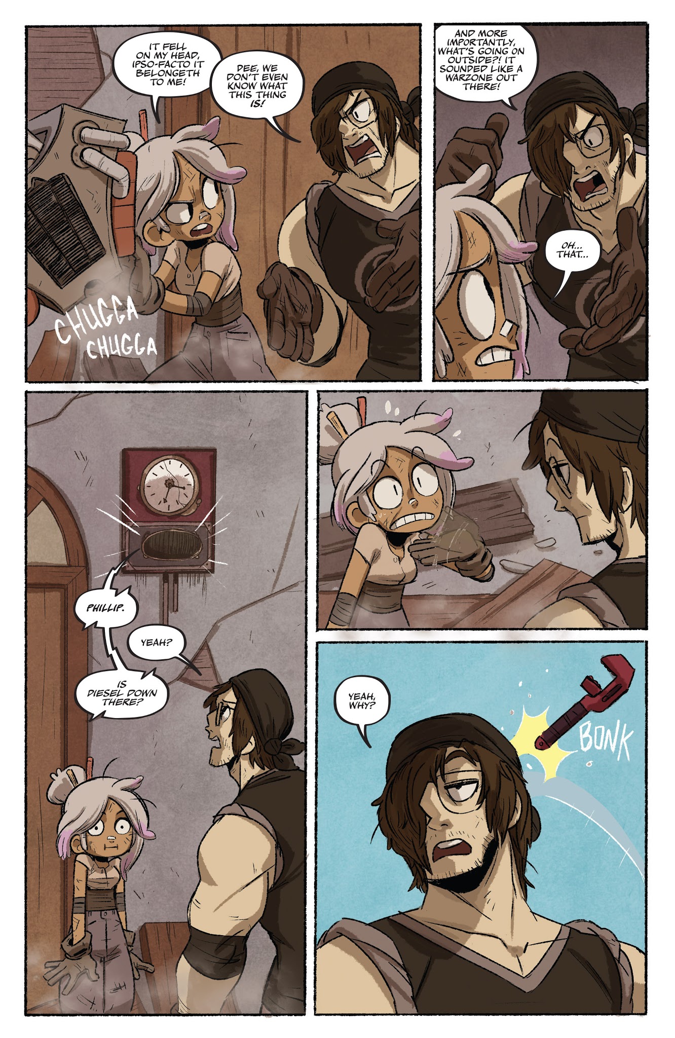 Read online Tyson Hesse's Diesel comic -  Issue #2 - 4
