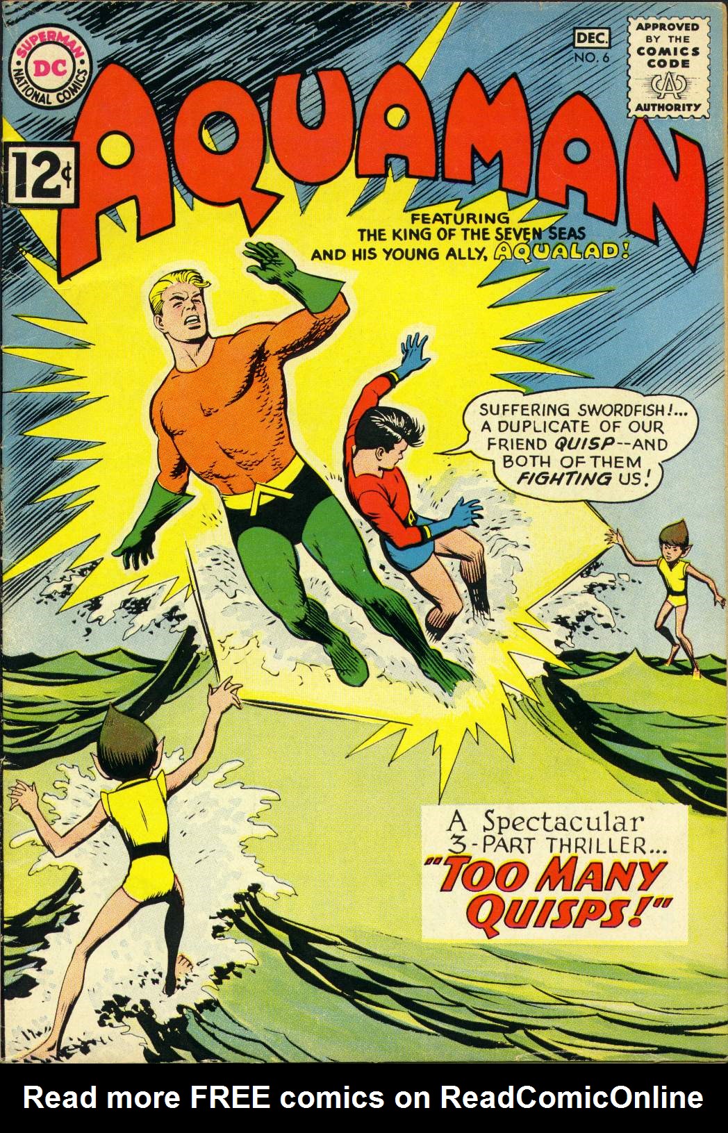 Read online Aquaman (1962) comic -  Issue #6 - 1