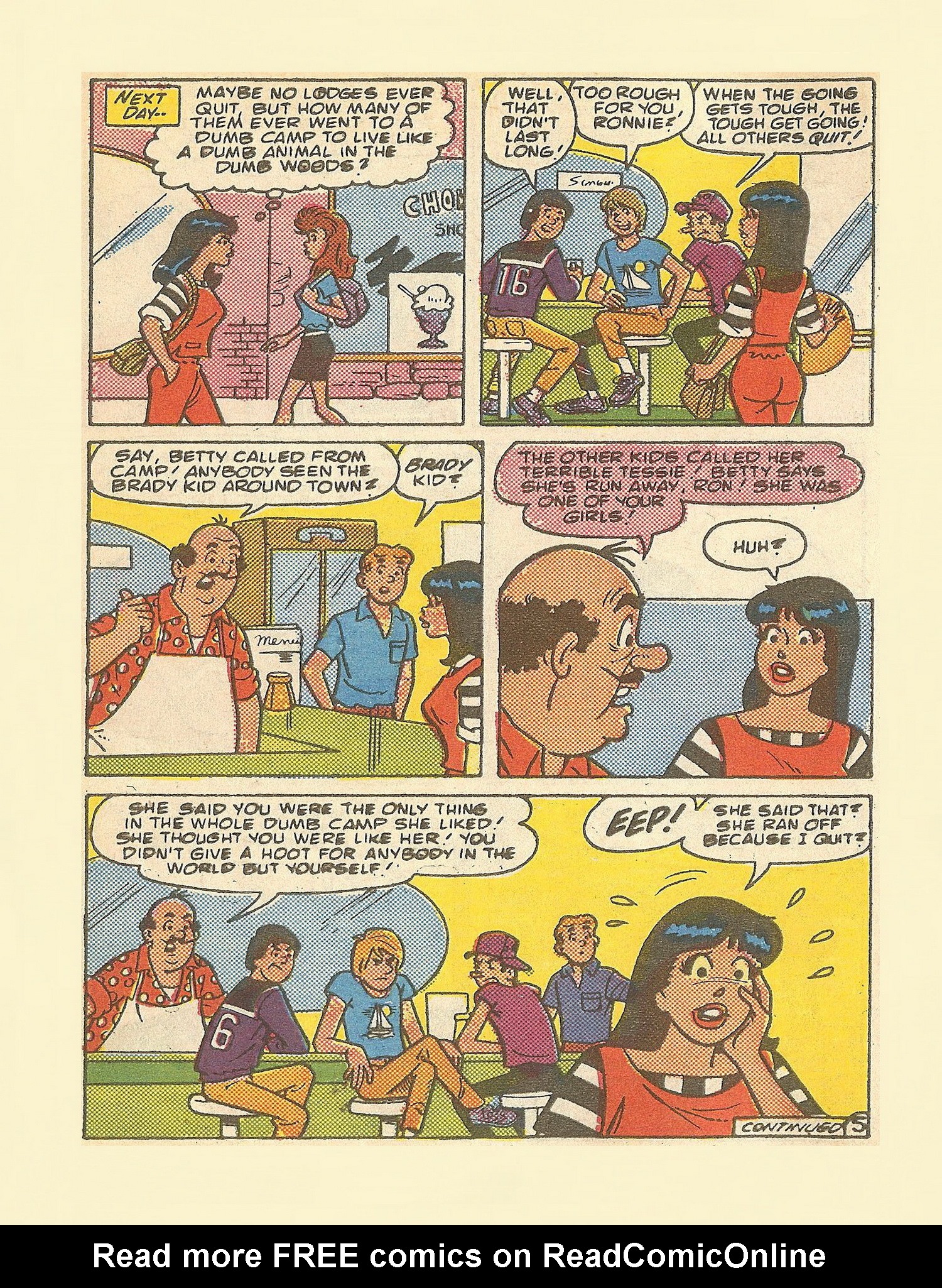 Read online Betty and Veronica Digest Magazine comic -  Issue #38 - 54