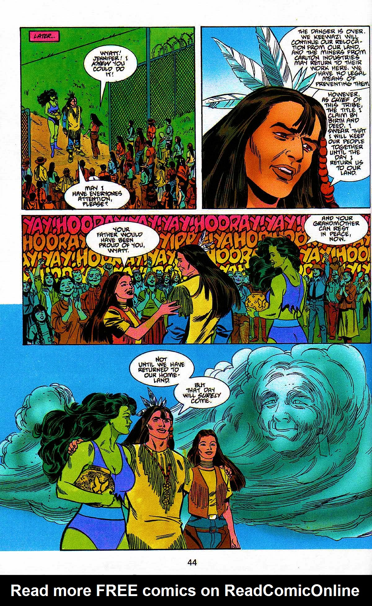 Read online The Sensational She-Hulk in Ceremony comic -  Issue #2 - 45