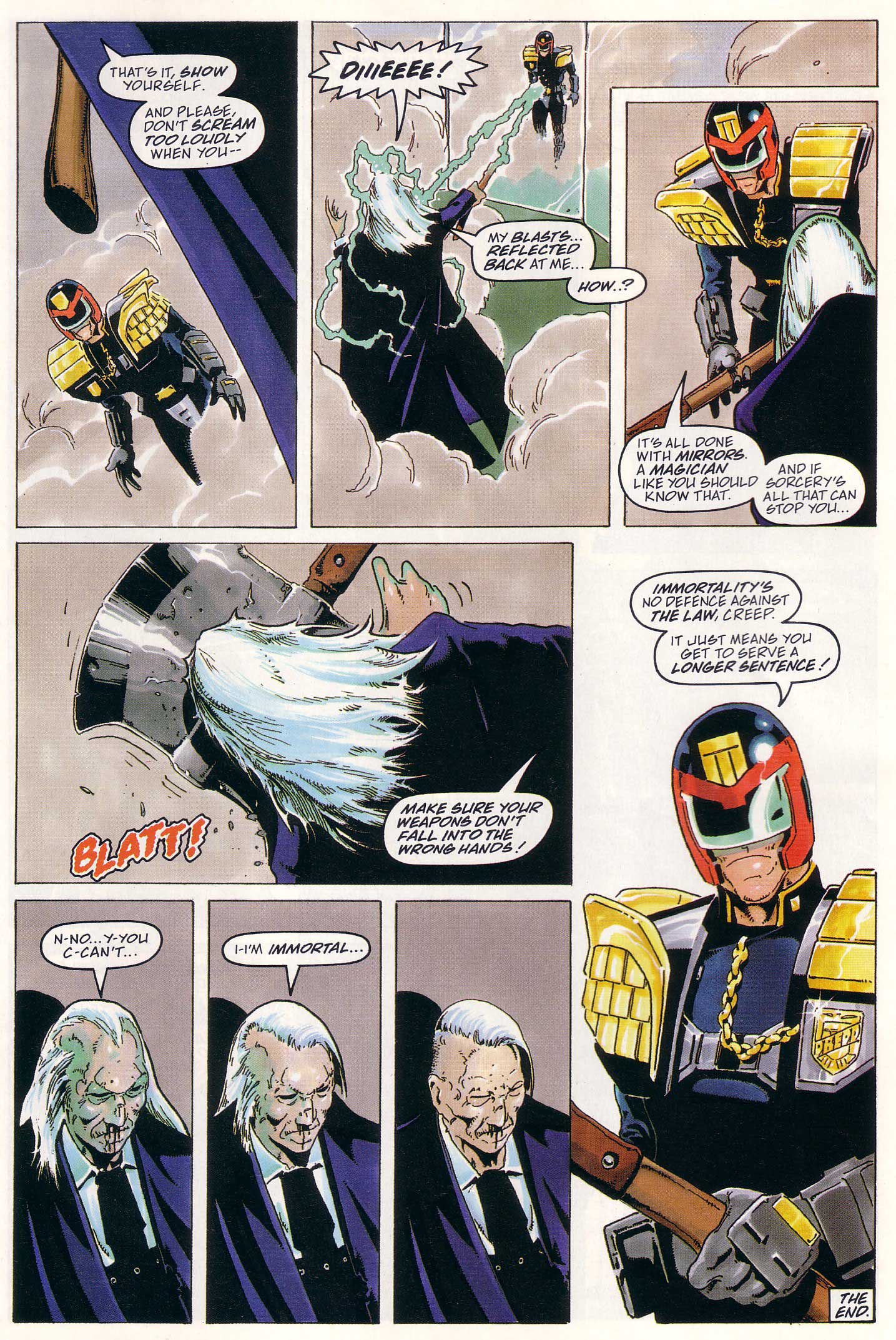 Read online Judge Dredd Lawman of the Future comic -  Issue #22 - 14