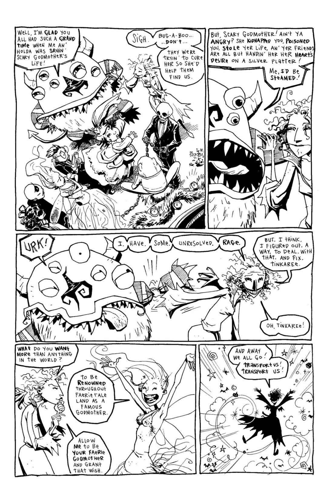 Read online Scary Godmother Comic Book Stories comic -  Issue # TPB - 254