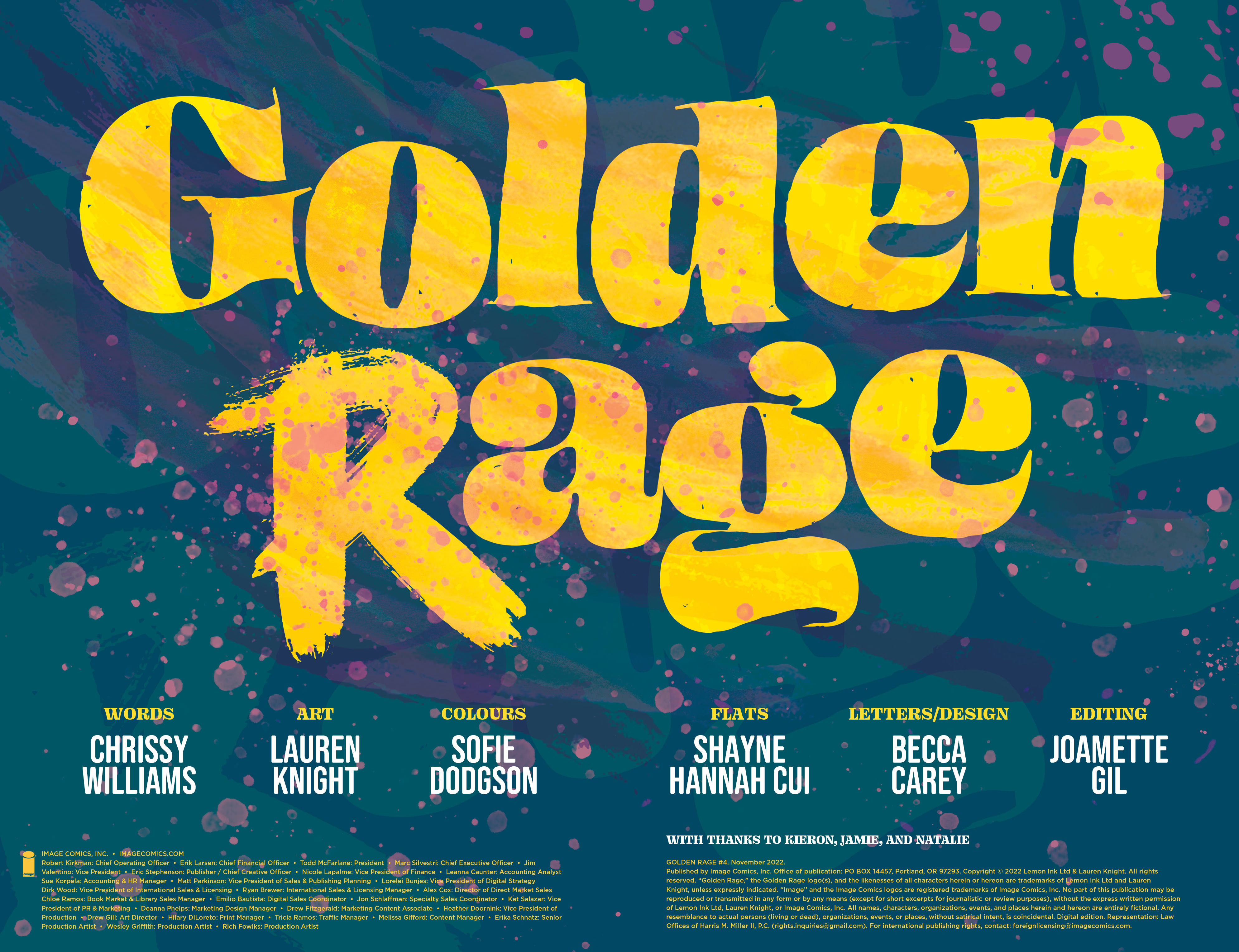 Read online Golden Rage comic -  Issue #4 - 2